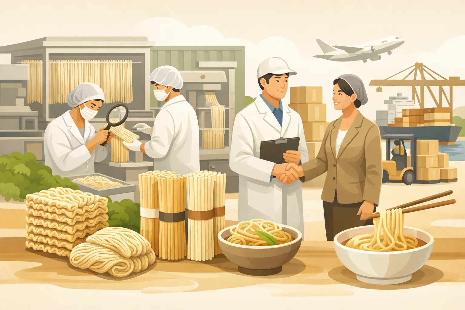 Shelf Stable Asian Noodles for B2B Brands