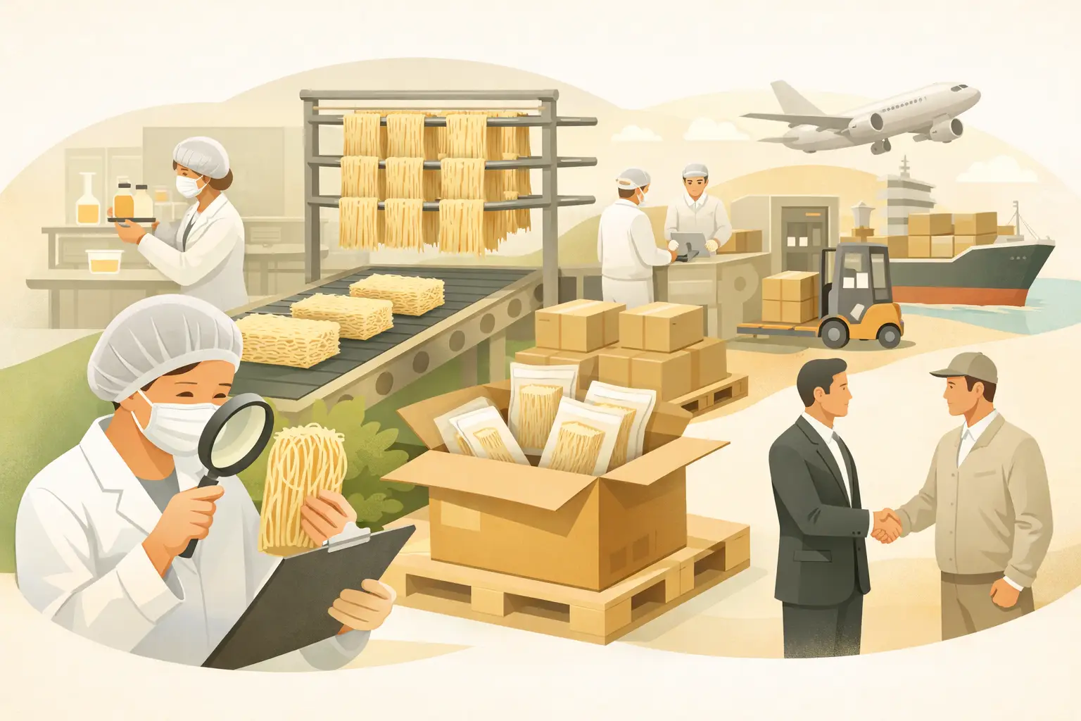 How to Develop Export Noodle Products