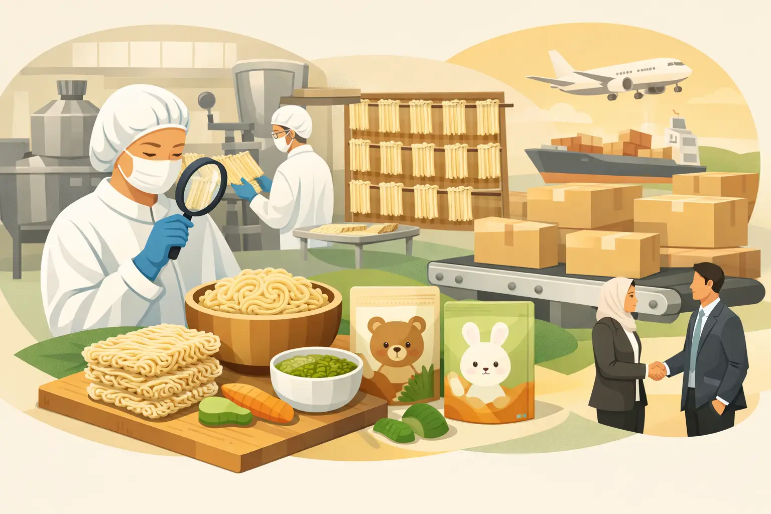 OEM Baby Noodle Manufacturer Malaysia for Private Labels