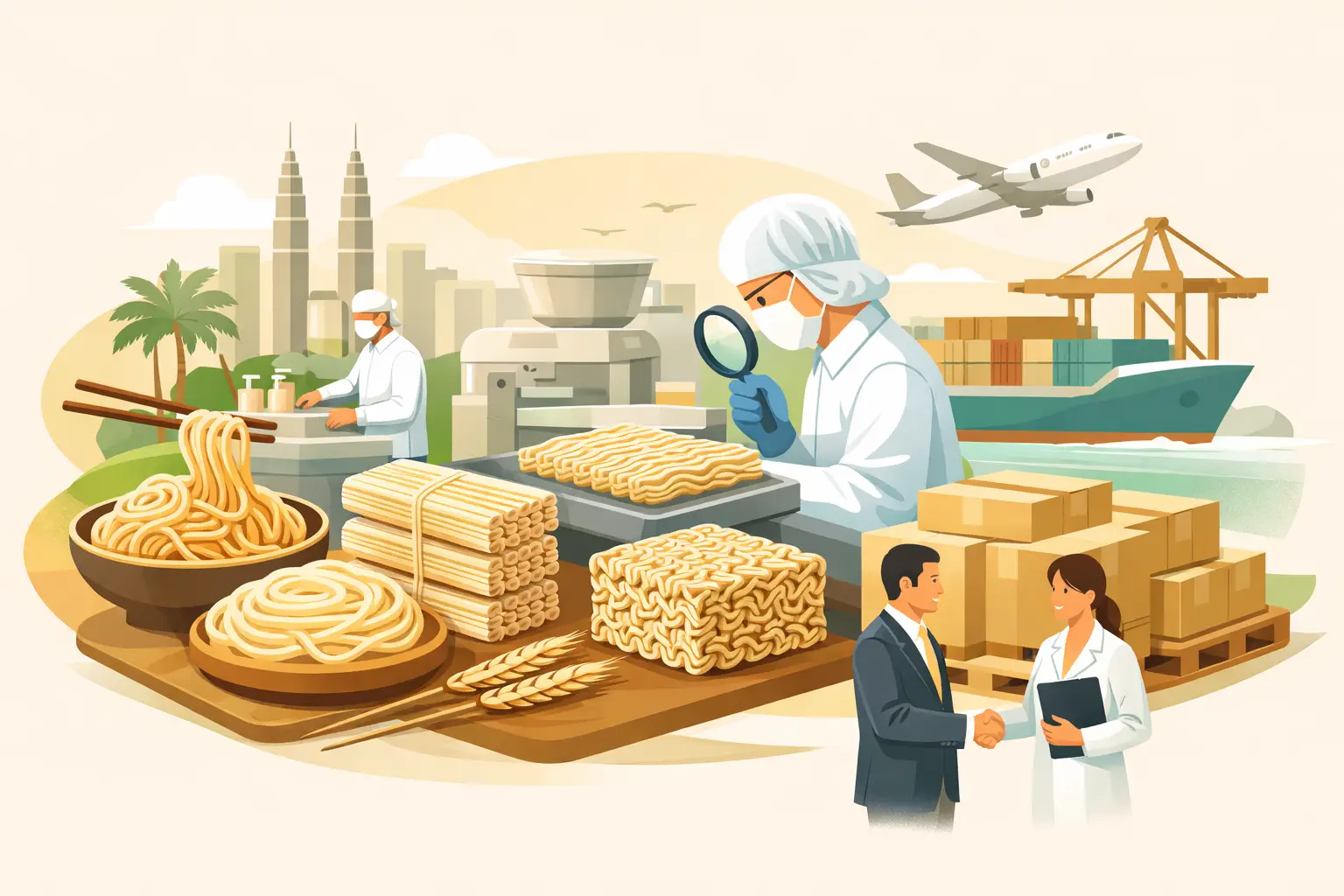 Malaysia Bulk Dry Noodle OEM & Export Services