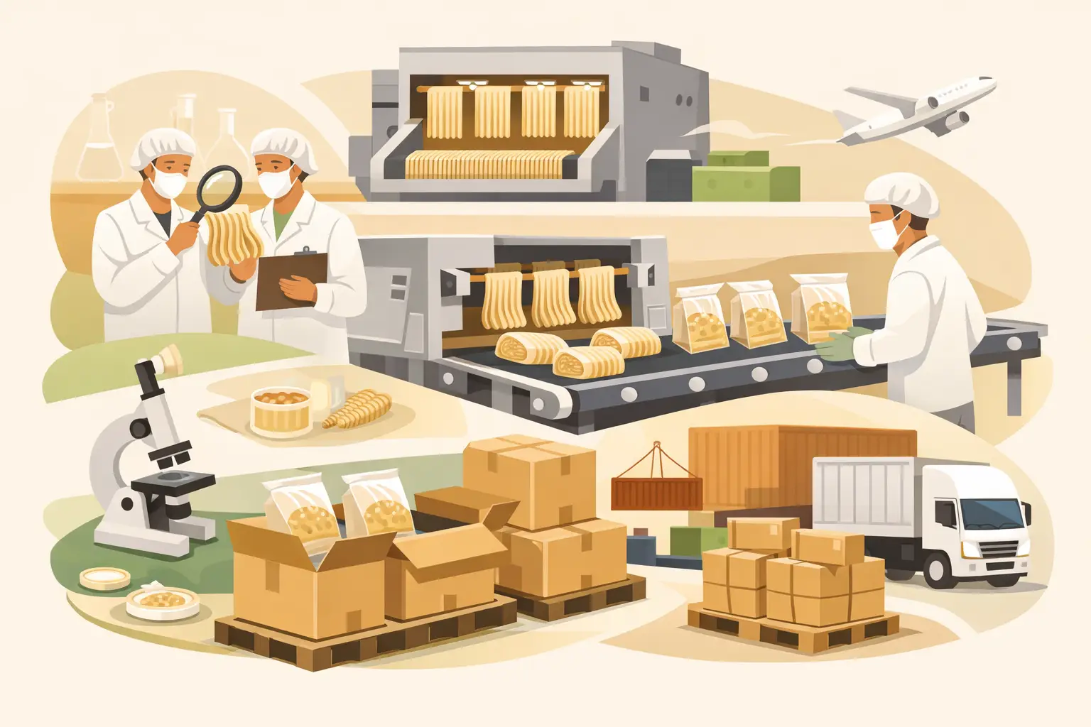 Efficient Noodle Manufacturing for Brands