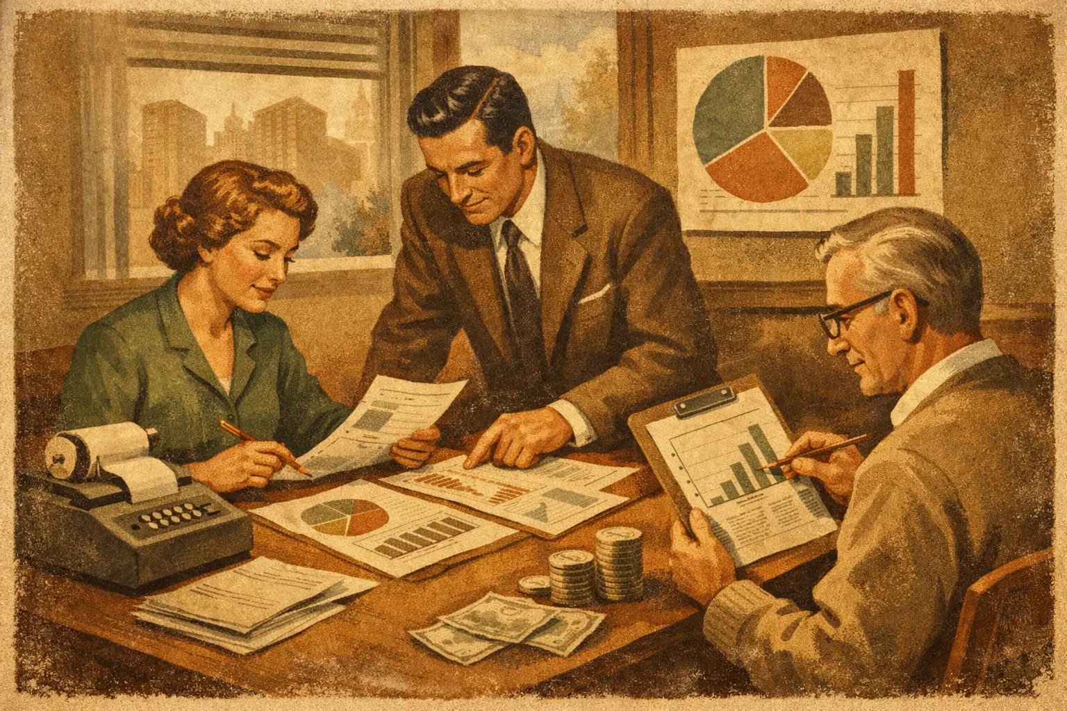 Illustration for the article “Financial Reporting for Nonprofit Organizations”