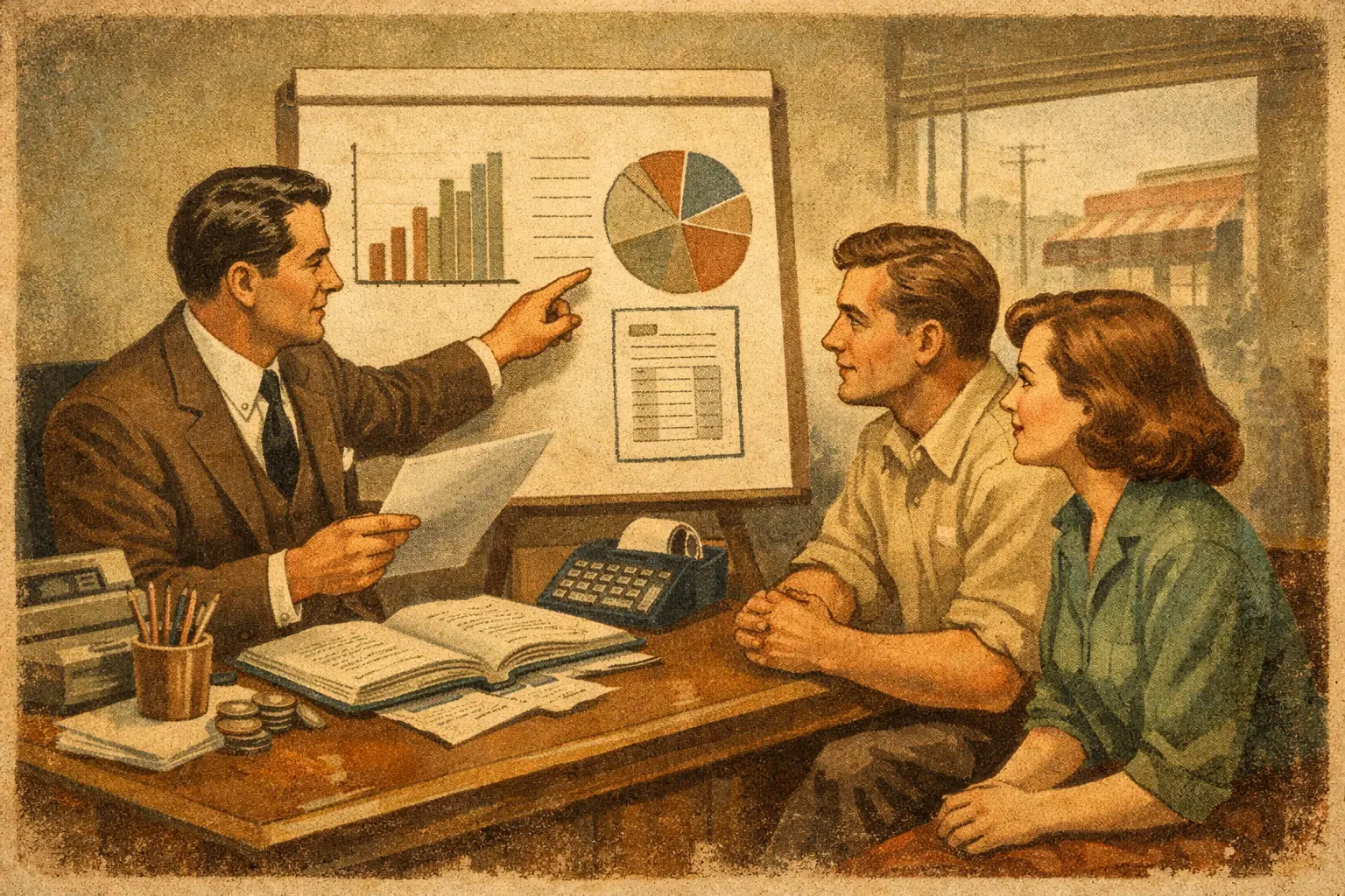 Illustration for the article “Small Business Accounting Services That Explain”