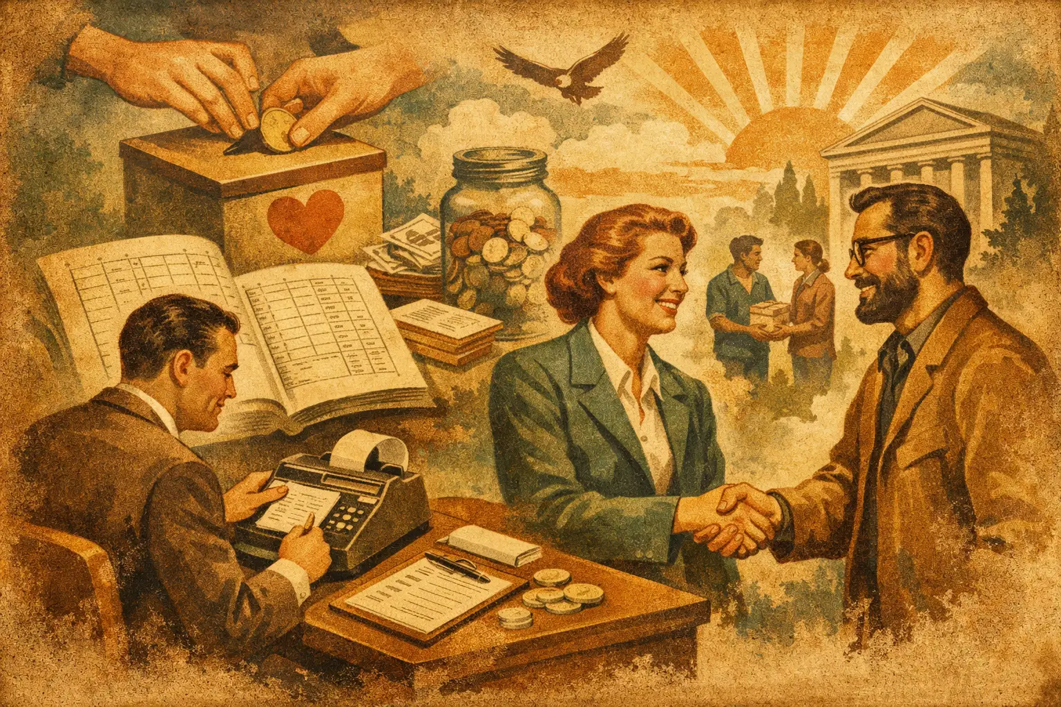 Illustration for the article “Nonprofit Accounting Services That Build Trust”