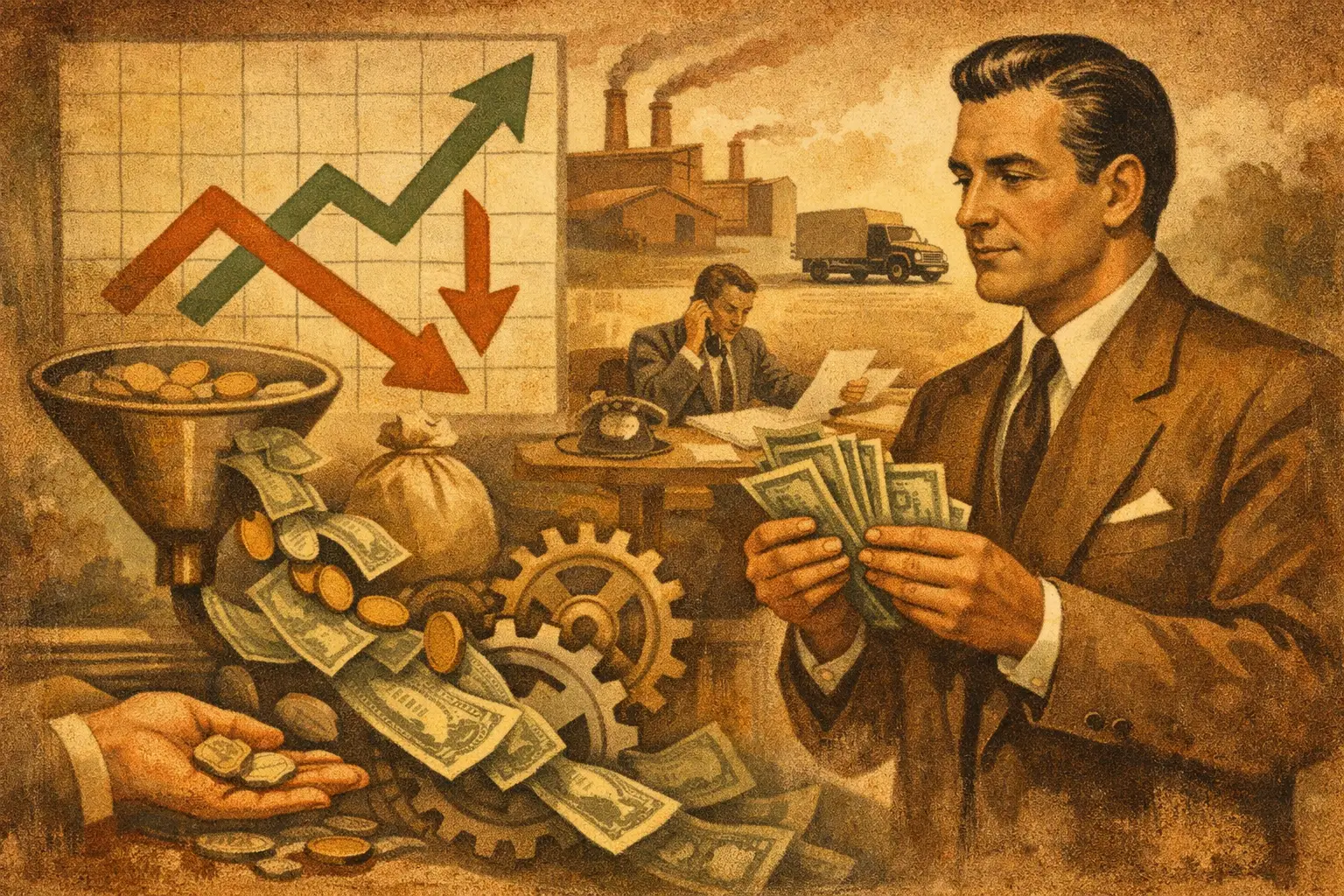 Illustration for the article “How to Improve Business Cash Flow Without Guessing”