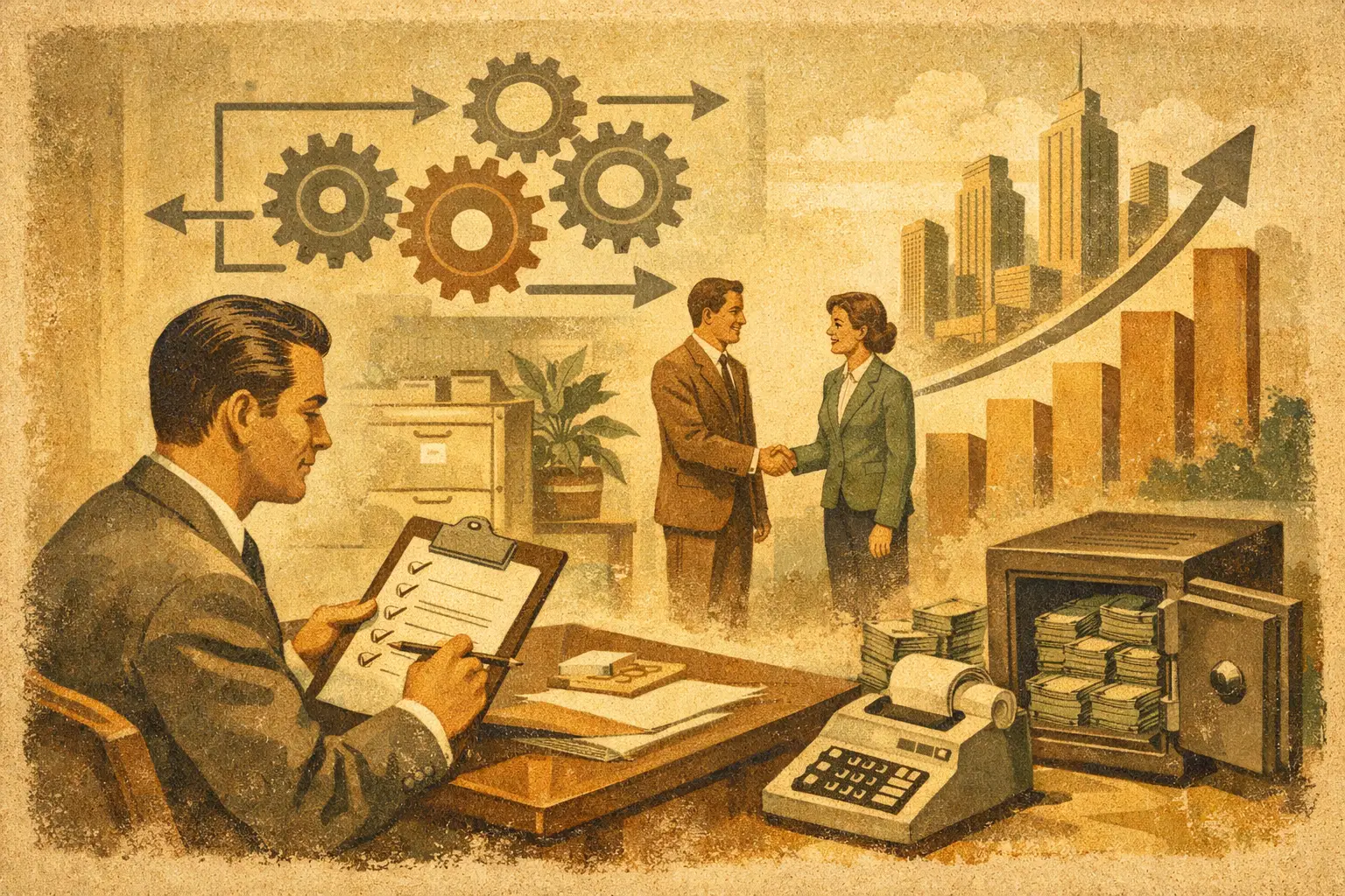 Illustration for the article “Business Internal Control Systems That Grow With You”