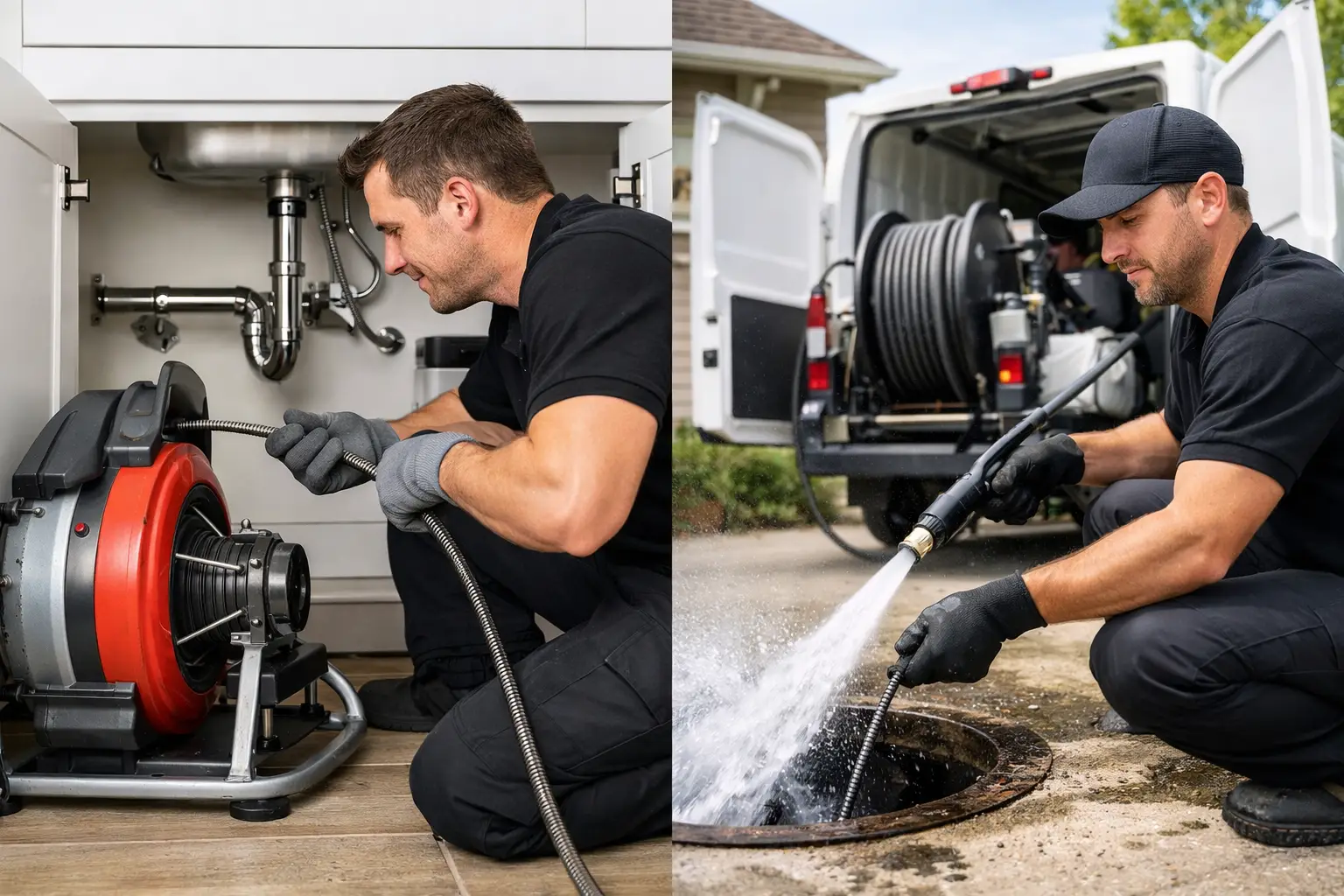 Drain Snaking Versus Hydro Jetting Explained