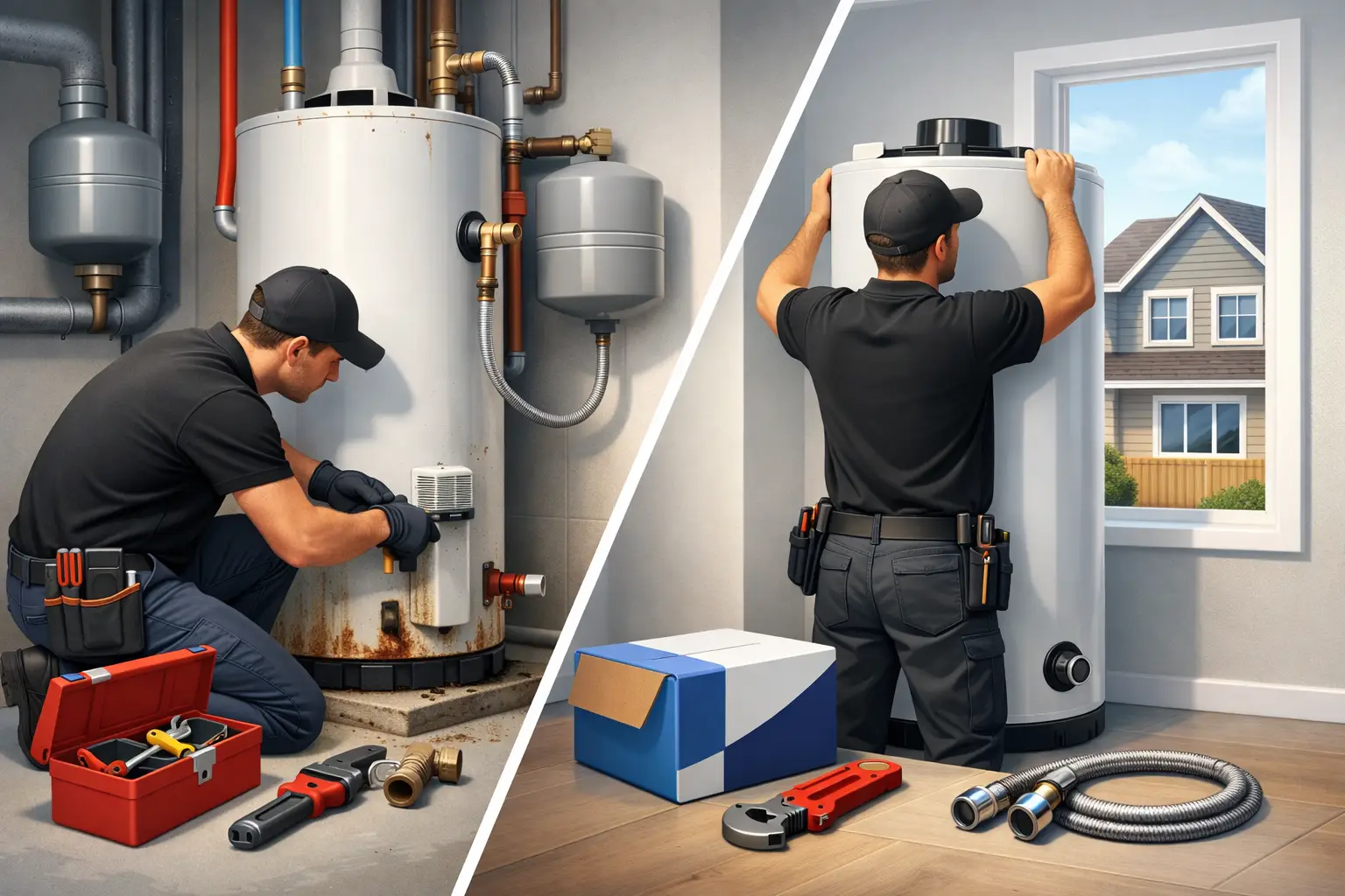 Water Heater Repair Versus Replacement Decisions