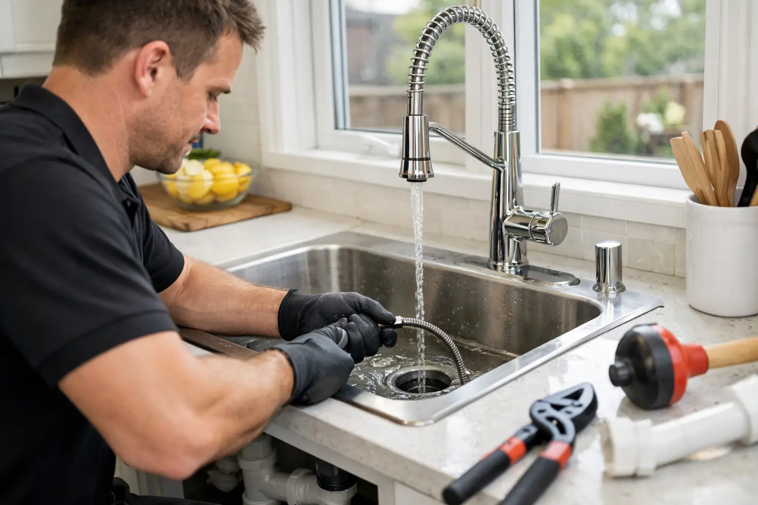 How to Clear Kitchen Clog Without Damaging Pipes