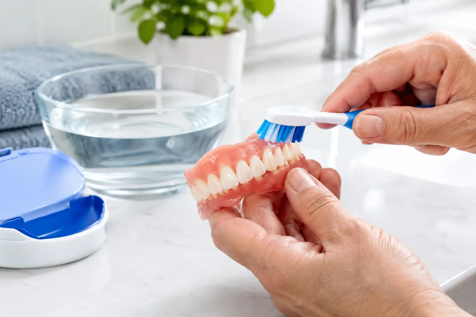 How to Clean Dentures Without Damaging Them