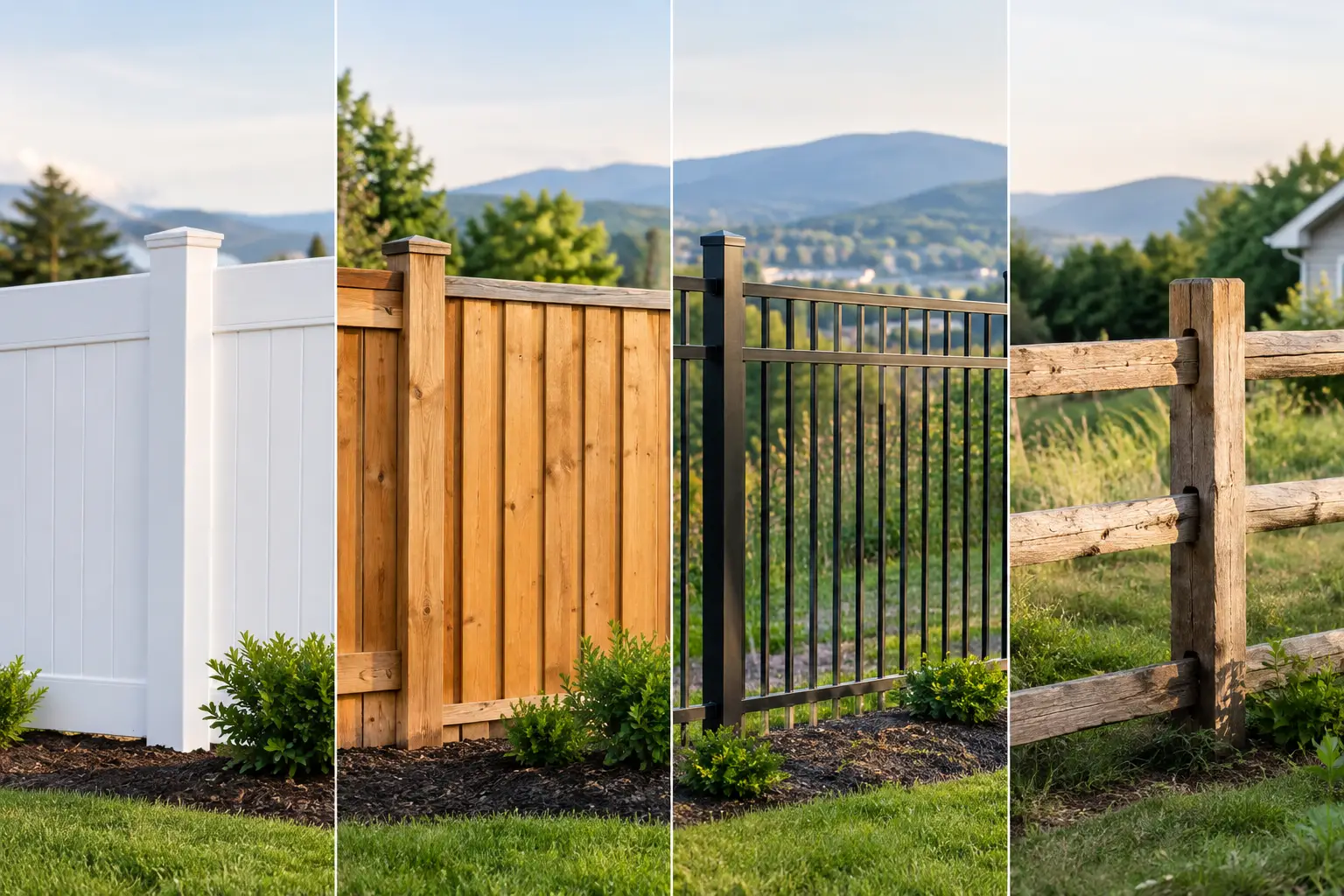 Fence Material Comparison for Lynchburg Homes
