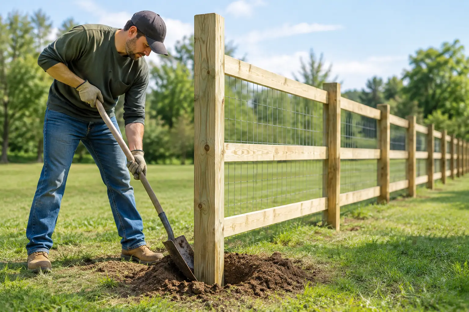 How Deep Should Fence Posts Be for a Strong Fence?