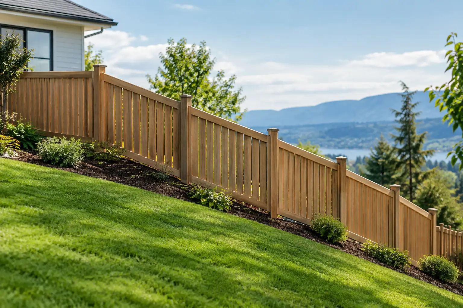 Best Fence for a Sloped Yard: What Works Best