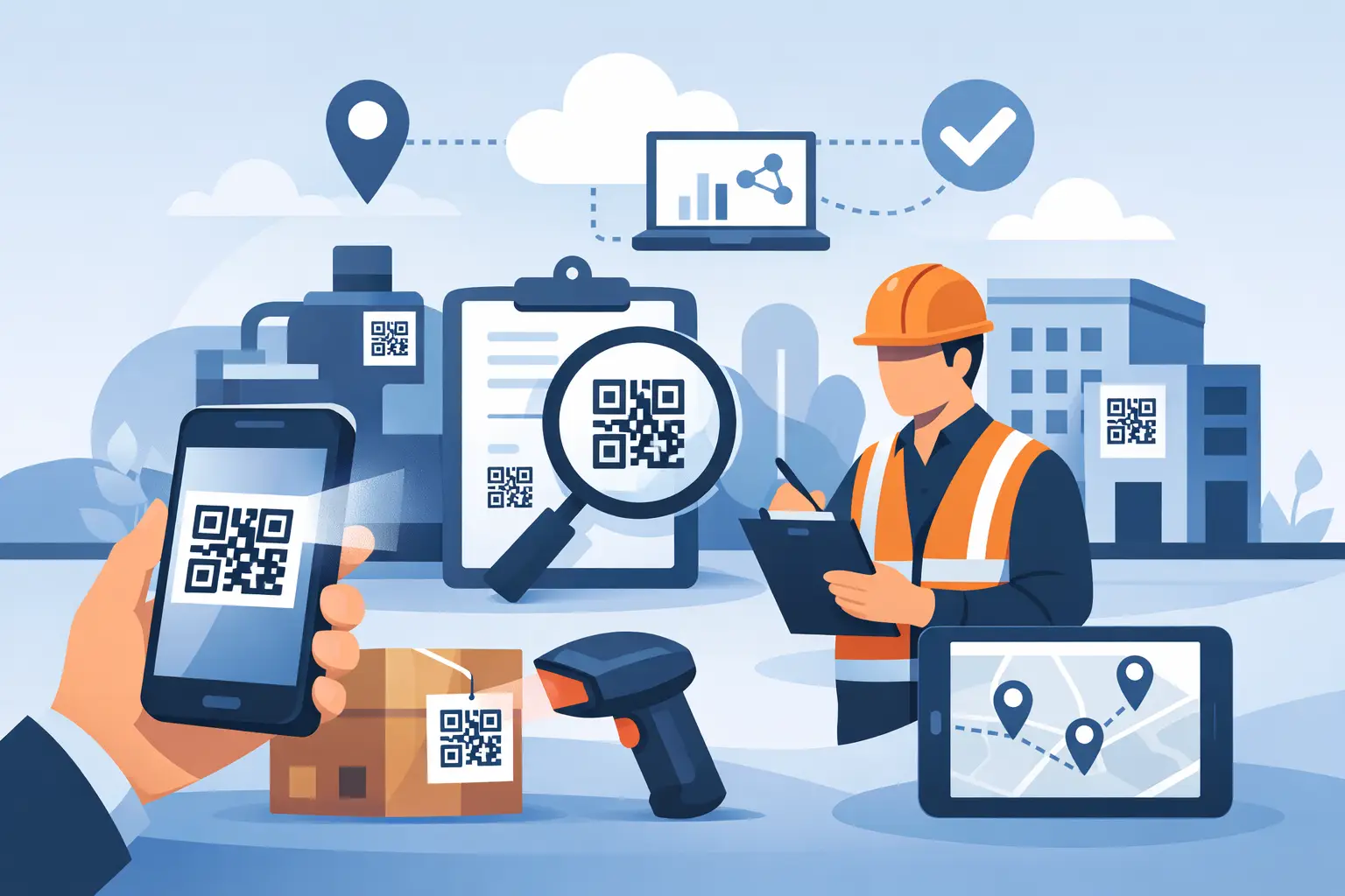 QR Asset Tracking System for Inspection Firms