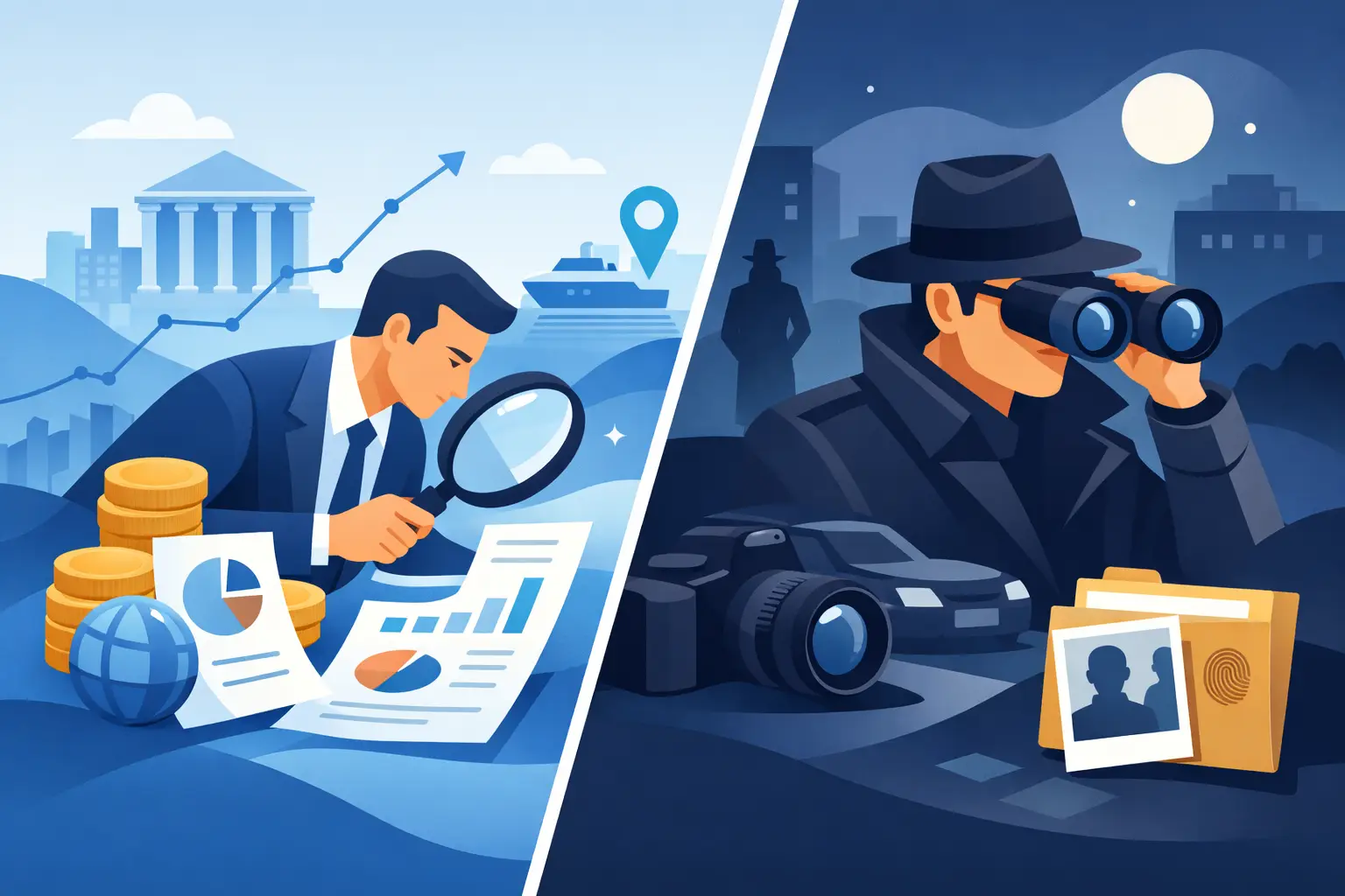 Asset Tracing vs Private Investigation