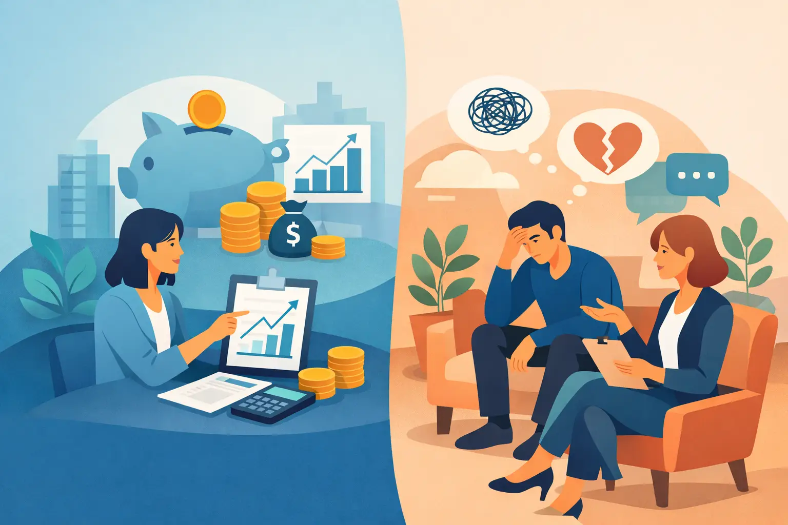 Financial Coaching vs Therapy: Which Helps?