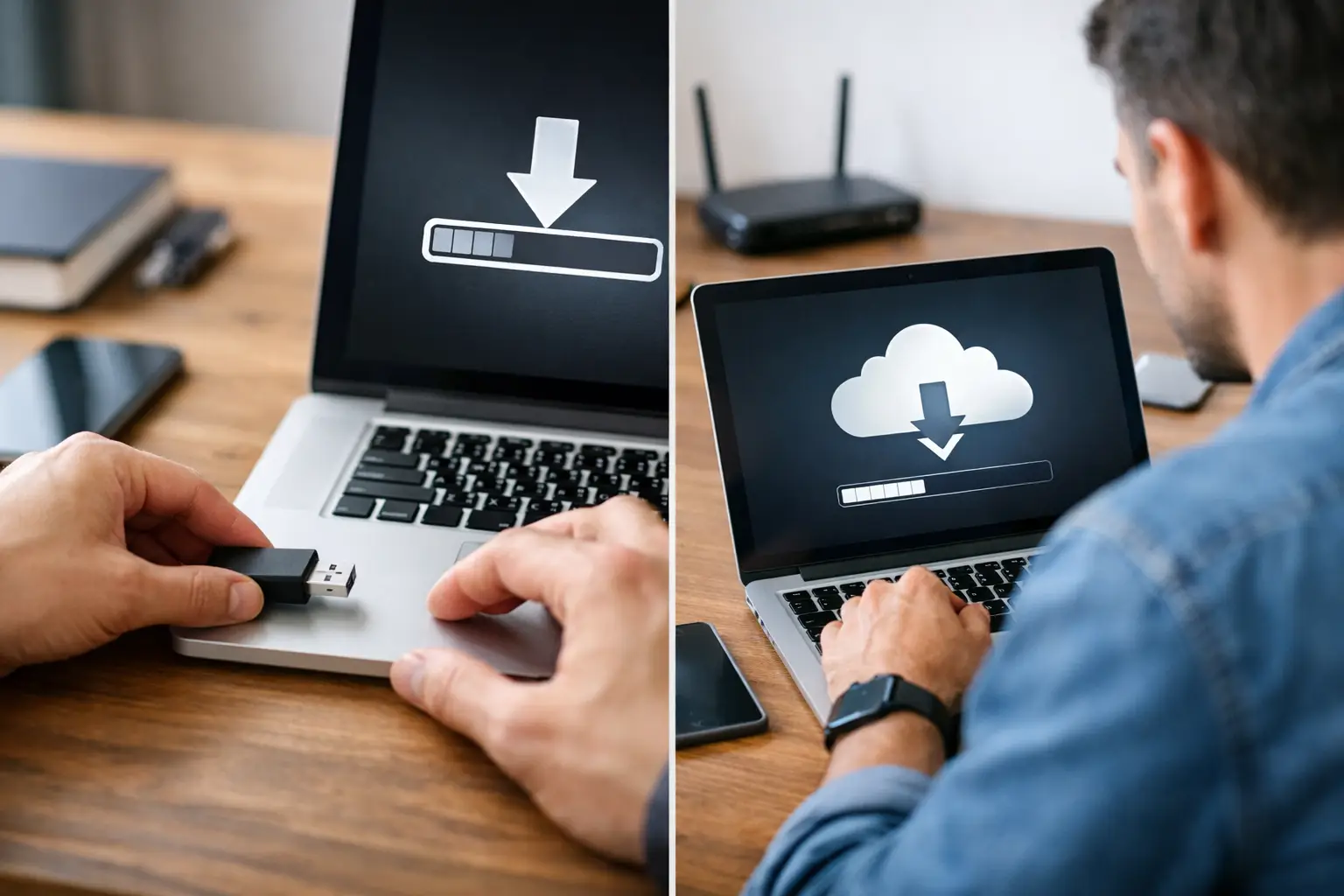 Manual Downloads vs Remote Downloads