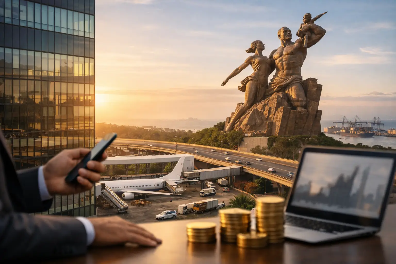 Illustration : Terminal financier africain, l’avantage régional