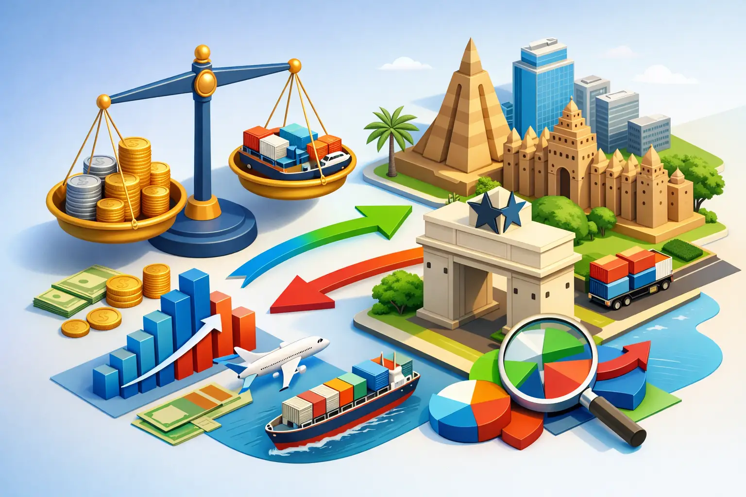 Illustration : Analyser la balance des paiements sans angle mort