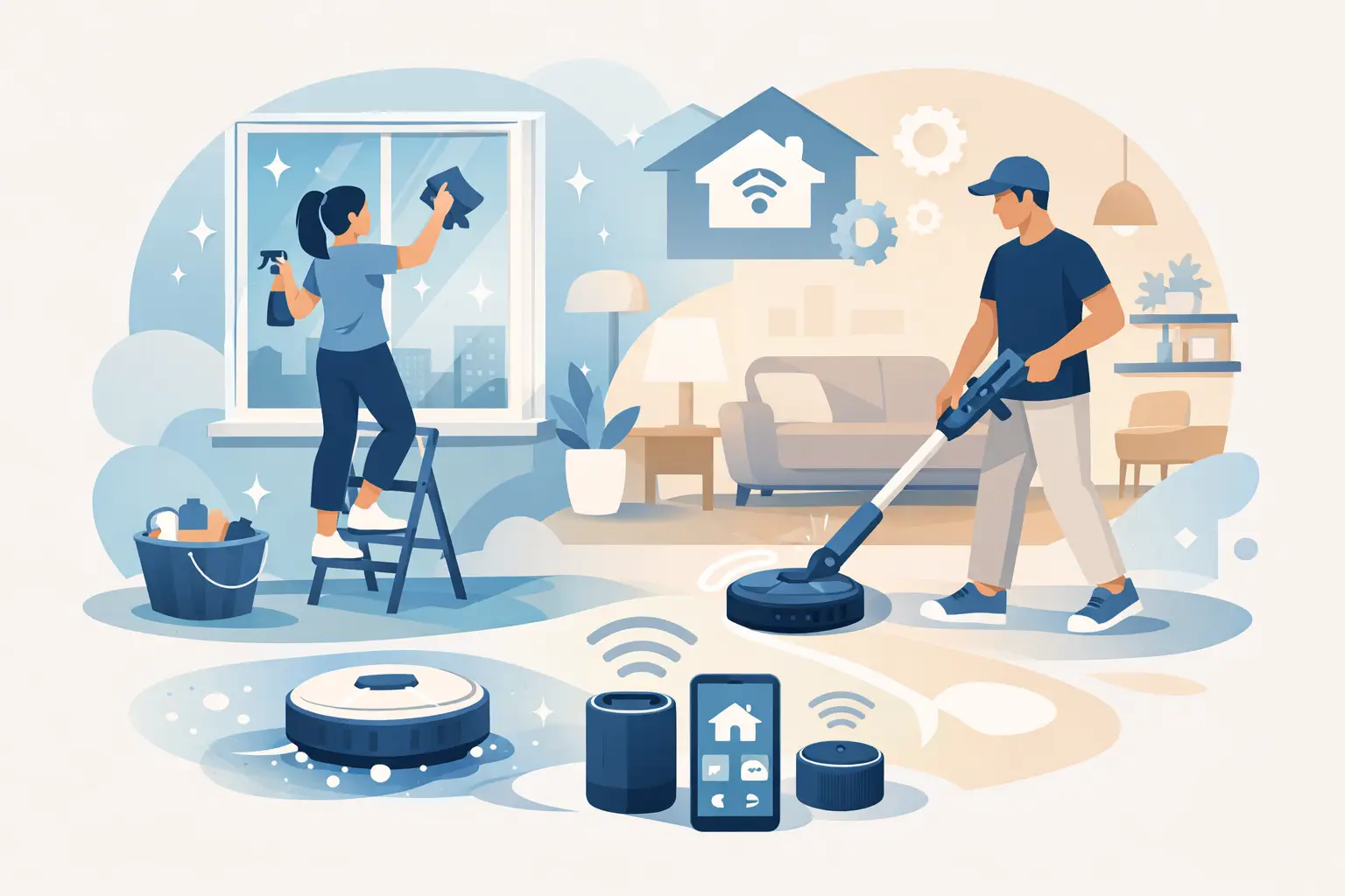 How to Deep Cleaning House the Smart Way