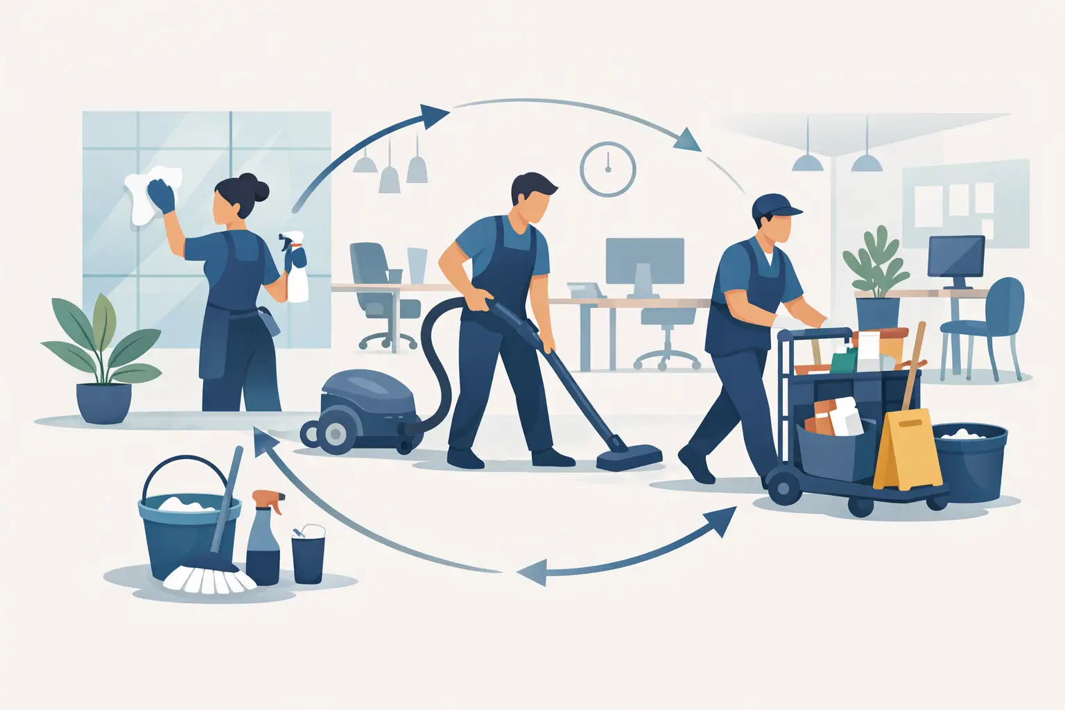 Office Cleaning Workflow Example That Works