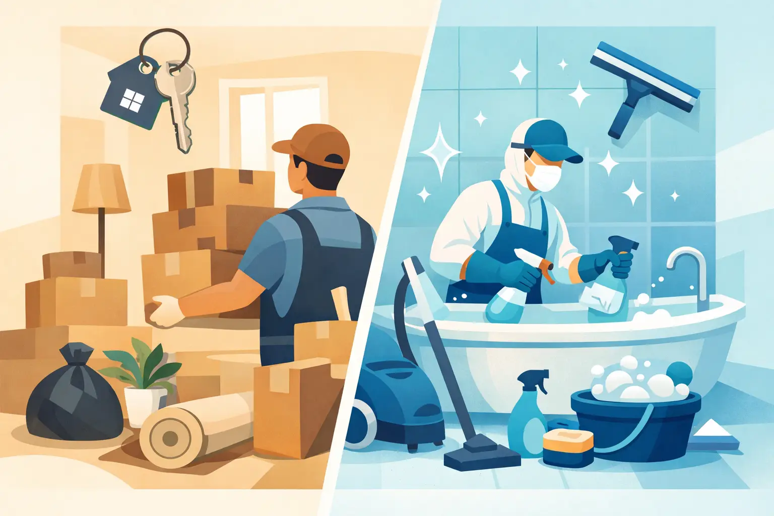 End of Tenancy vs Deep Cleaning