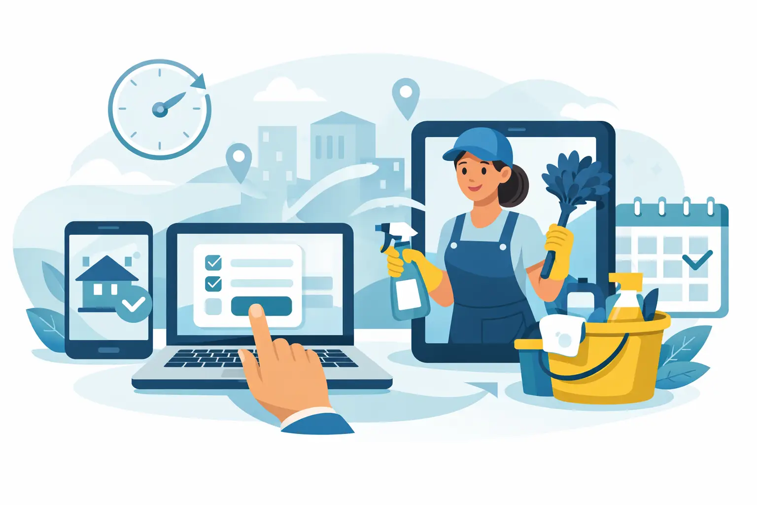 How to Book Cleaning Online Without Delays