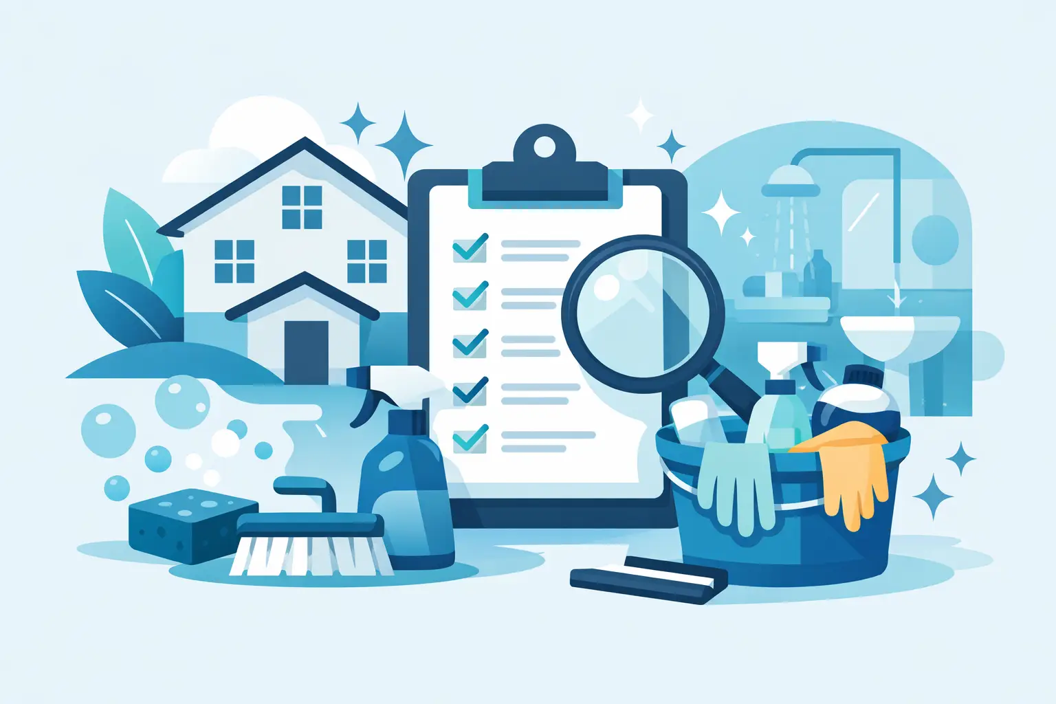 House Cleaning Deep Cleaning Checklist