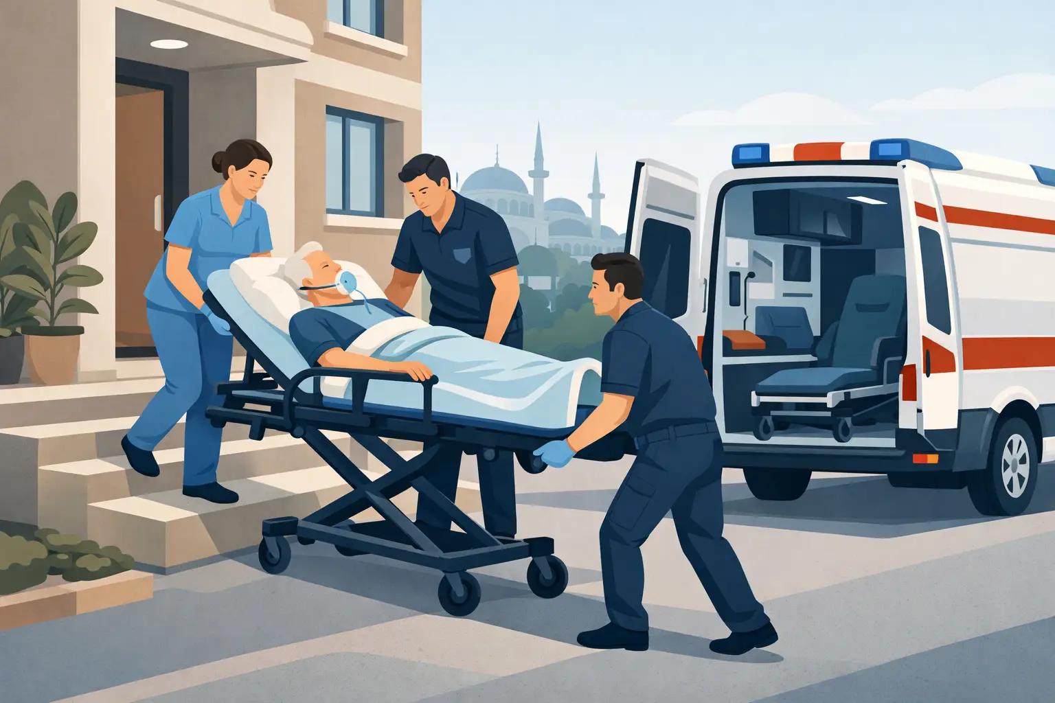 How to Transport a Bedridden Patient Safely