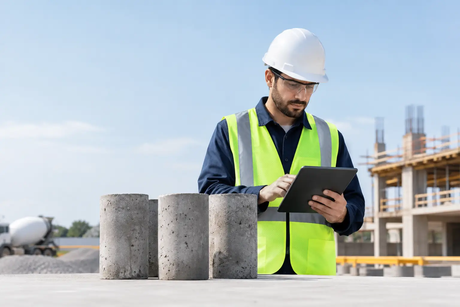 Cómo controlar probetas de concreto en obra