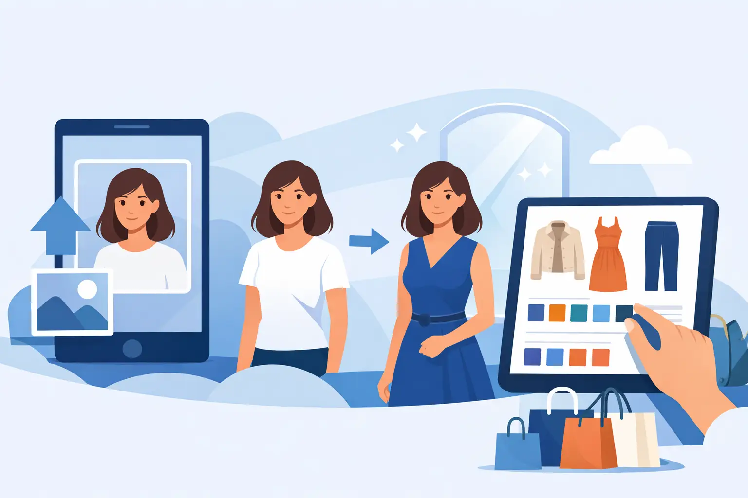 Upload a Photo and Try On Clothes Fast