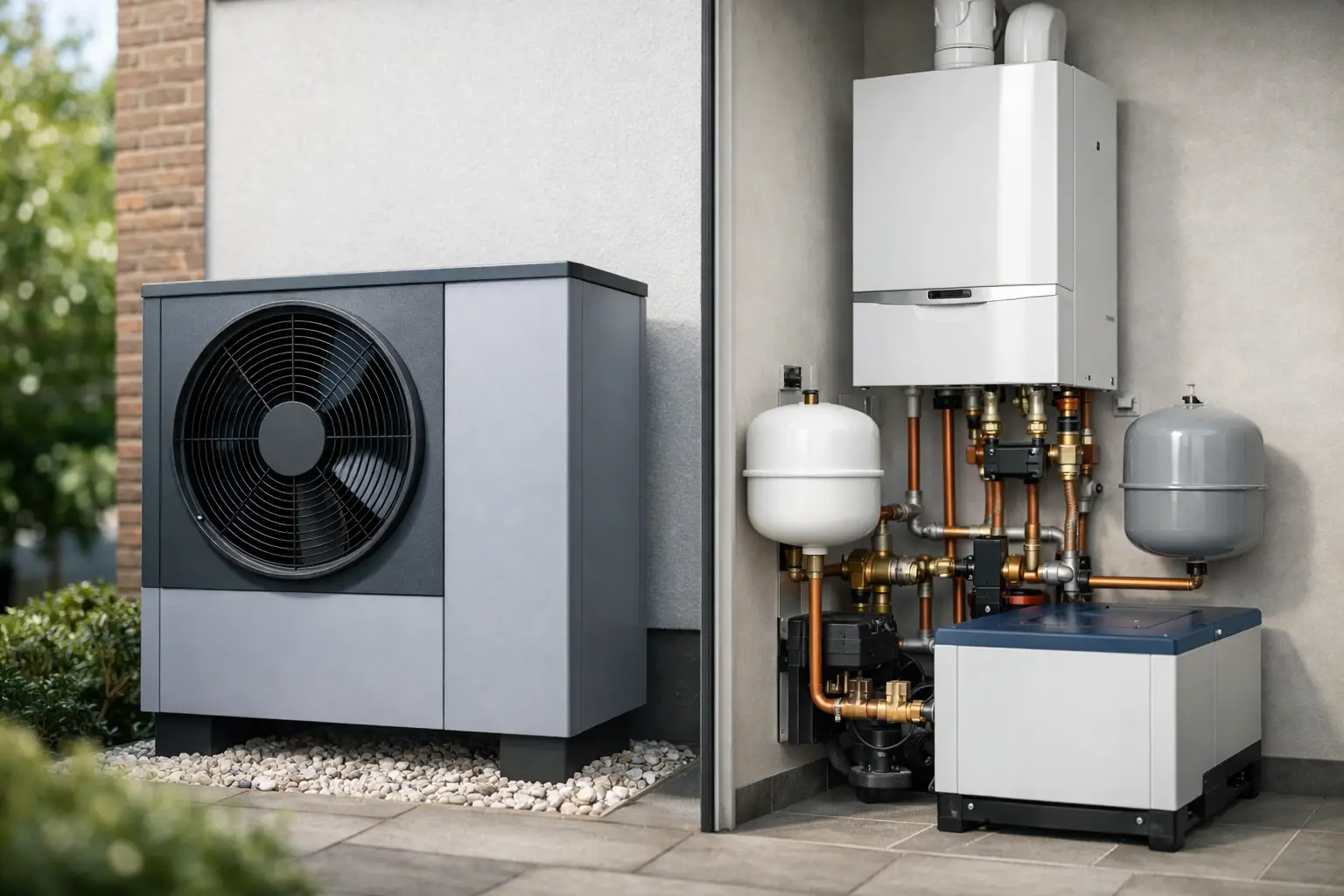 Hybride warmtepomp met cv-ketel uitgelegd