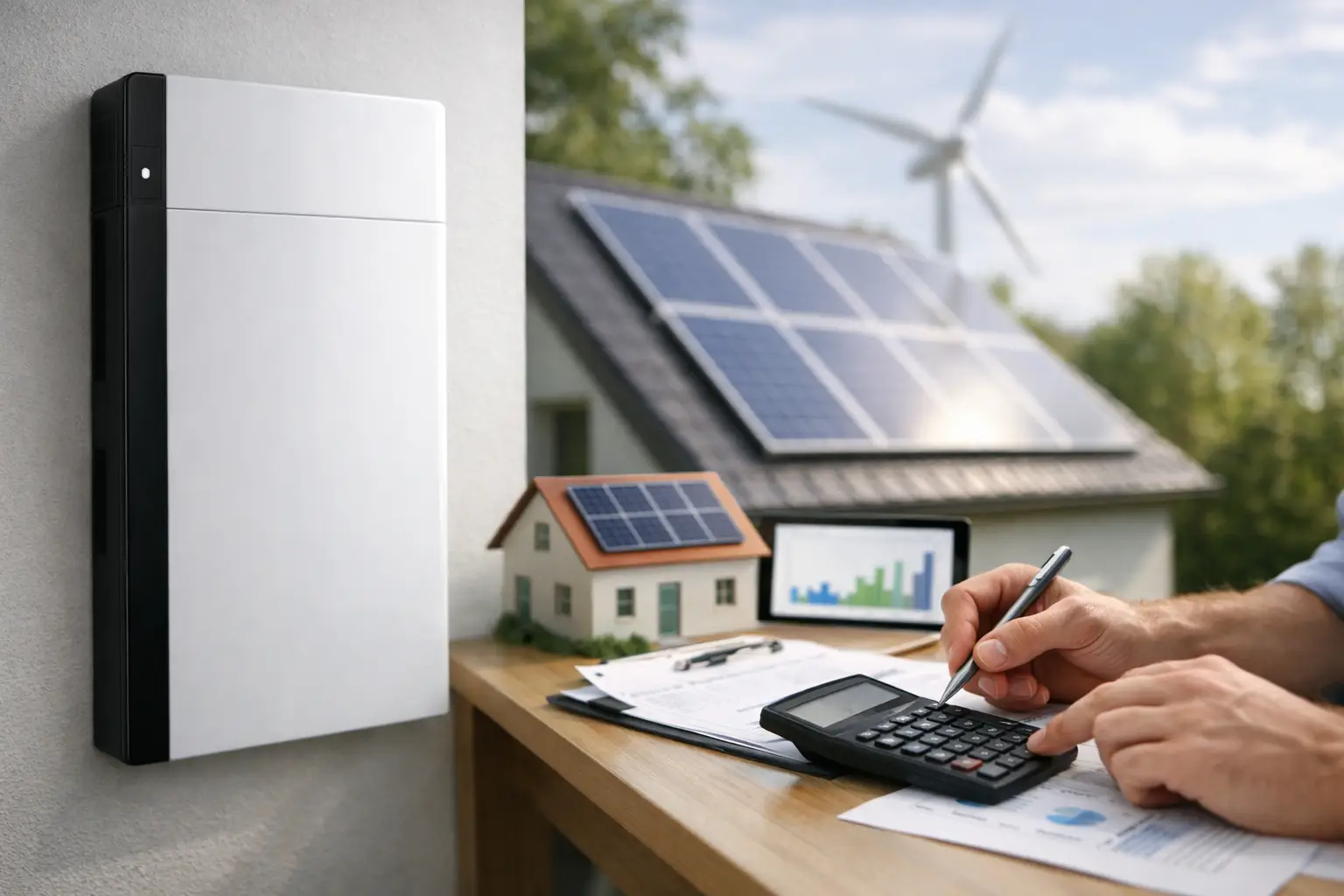 Thuisbatterij rendement berekenen in 6 stappen
