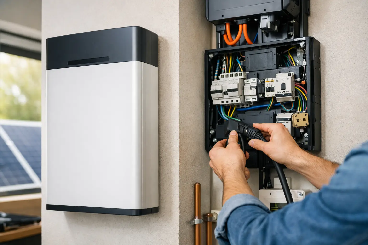 Thuisbatterij aansluiten op meterkast: zo werkt het