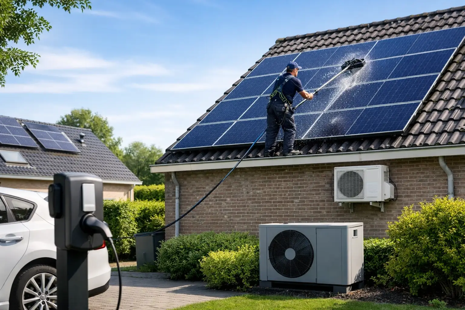Zonnepanelen laten reinigen: wanneer doe je dat?