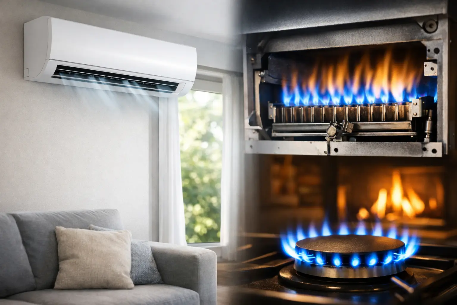 Airco als alternatief voor gasverwarming