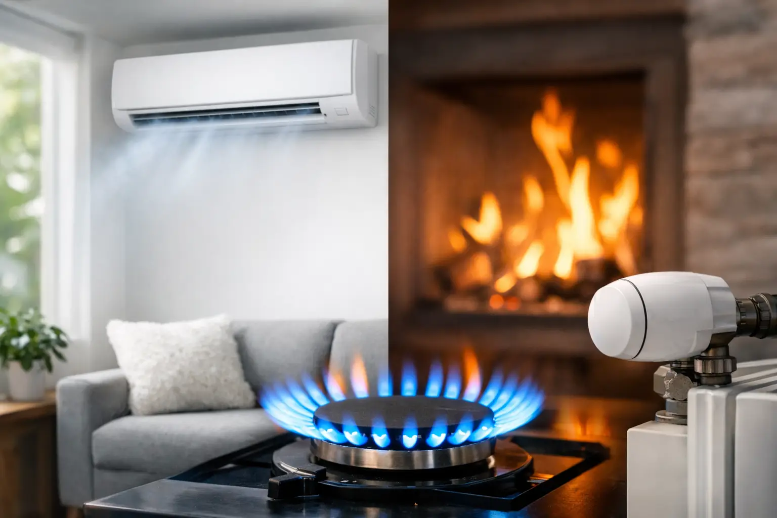 Is met een airco verwarmen goedkoper dan gas?