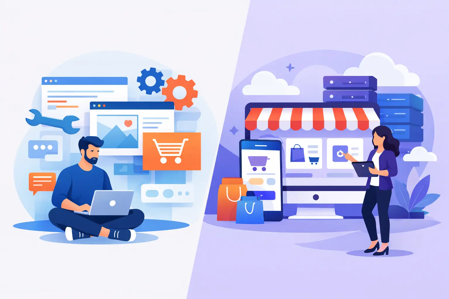 Custom eCommerce vs SaaS Platform