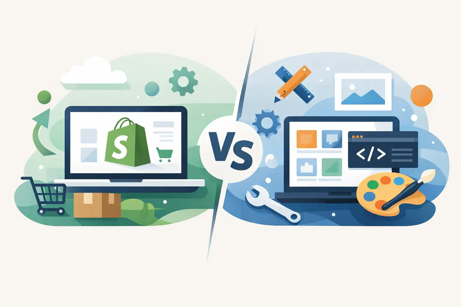 Shopify vs custom online store: what do you choose?