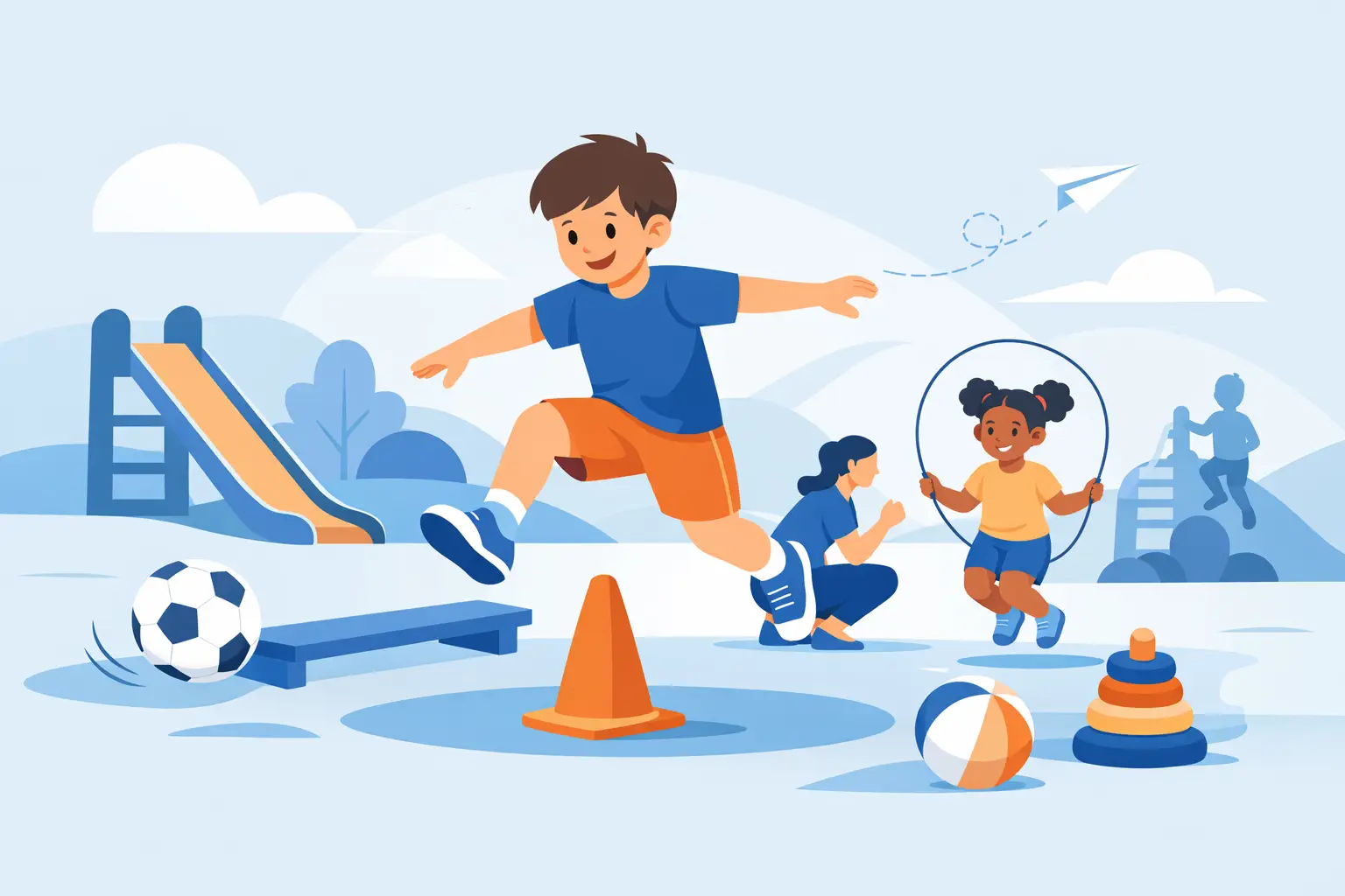 What Is an Example of Gross Motor Skill Development?