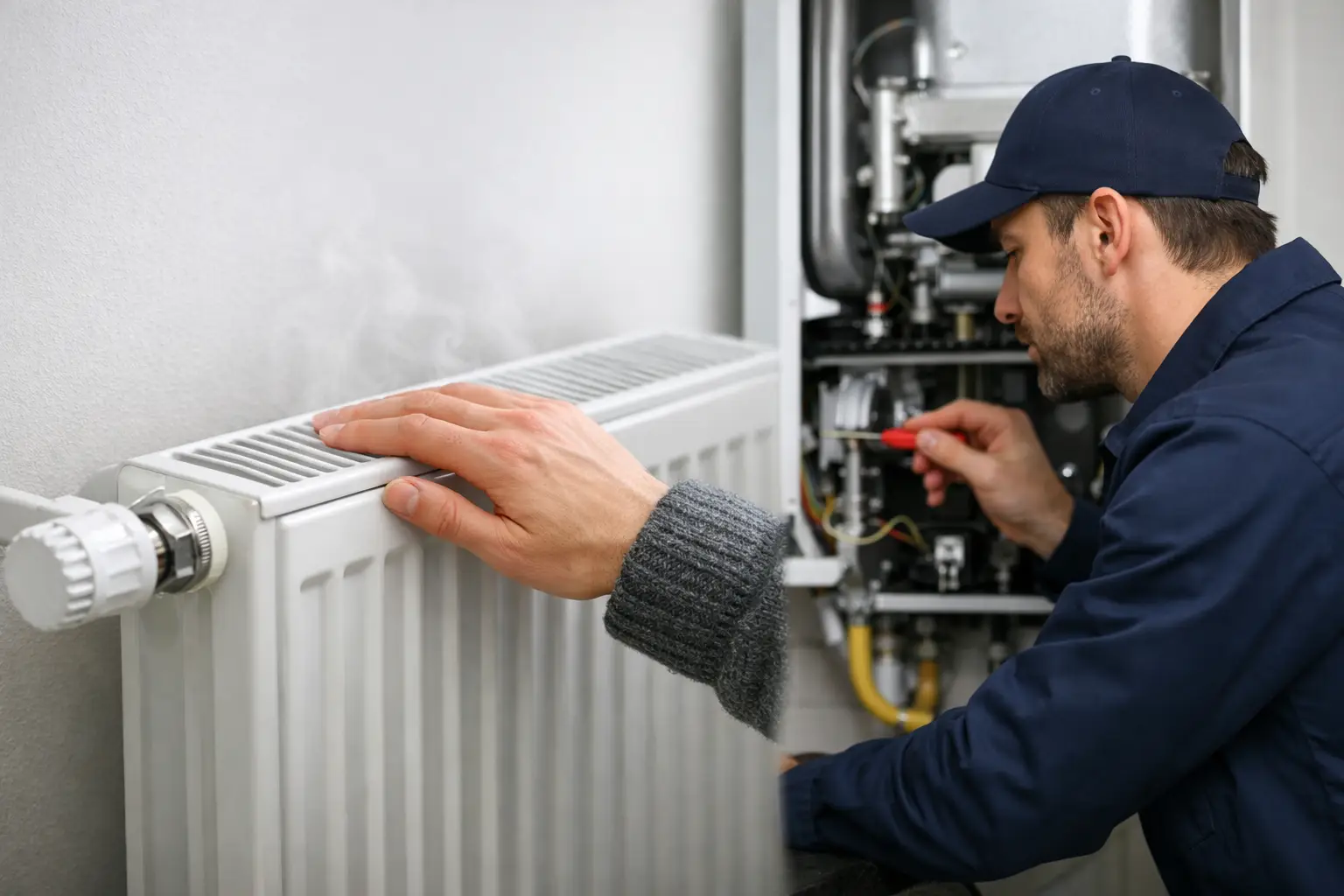 Termosifoni freddi: assistenza caldaia