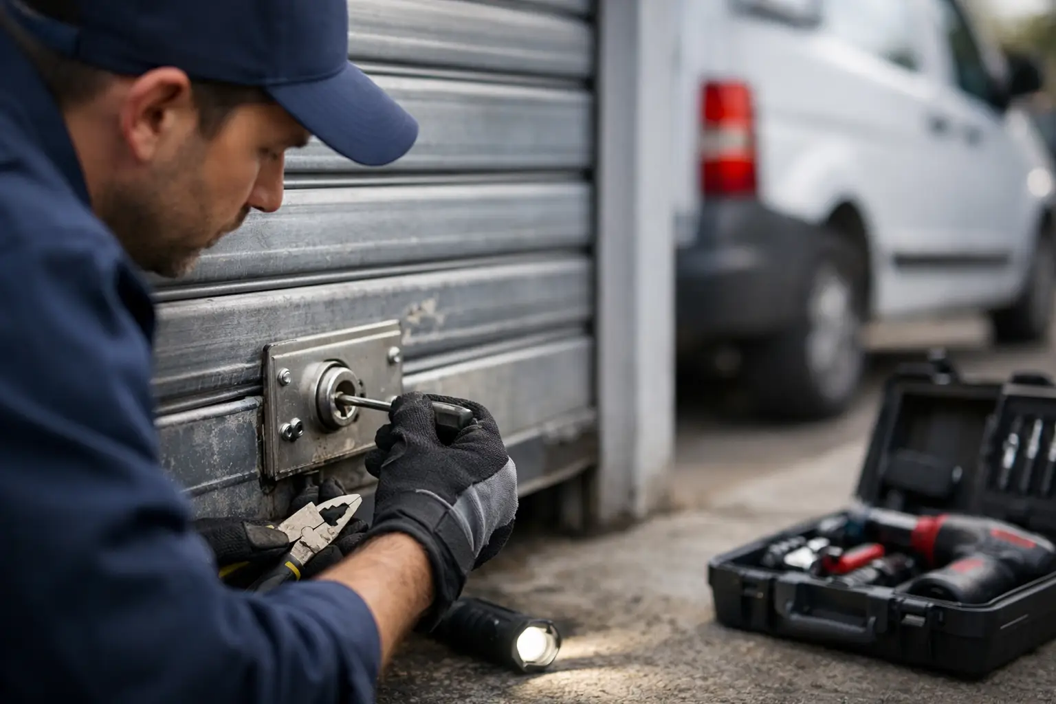 Serranda bloccata: pronto intervento 24h