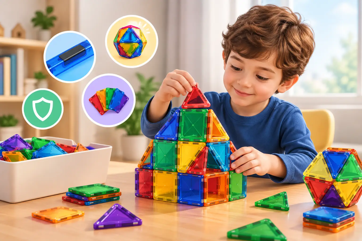 Manyetik Blok Oyuncak Seçerken Nelere Bakmalı?