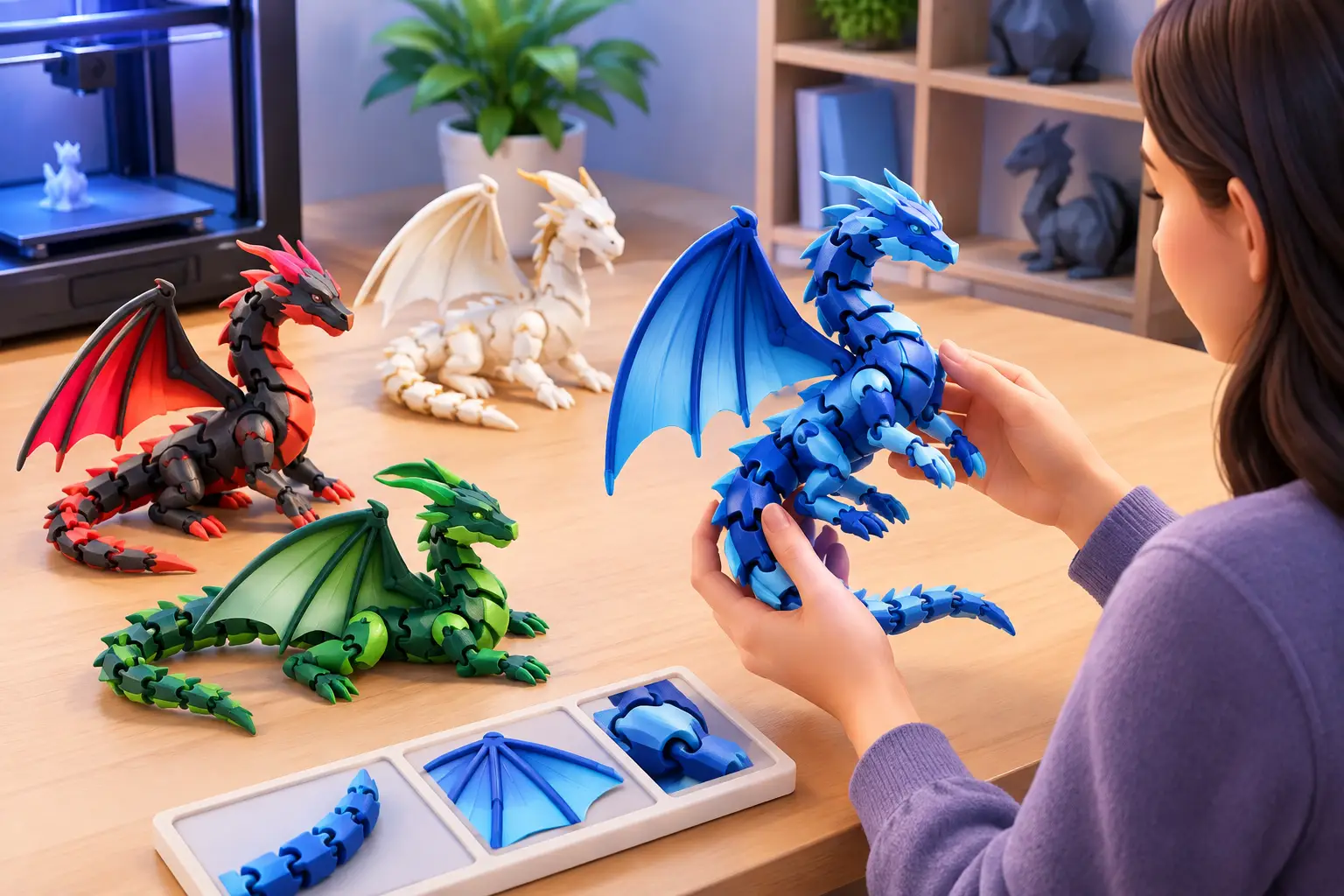 3D Baskı Eklemli Ejderha Figürü Nasıl Seçilir?