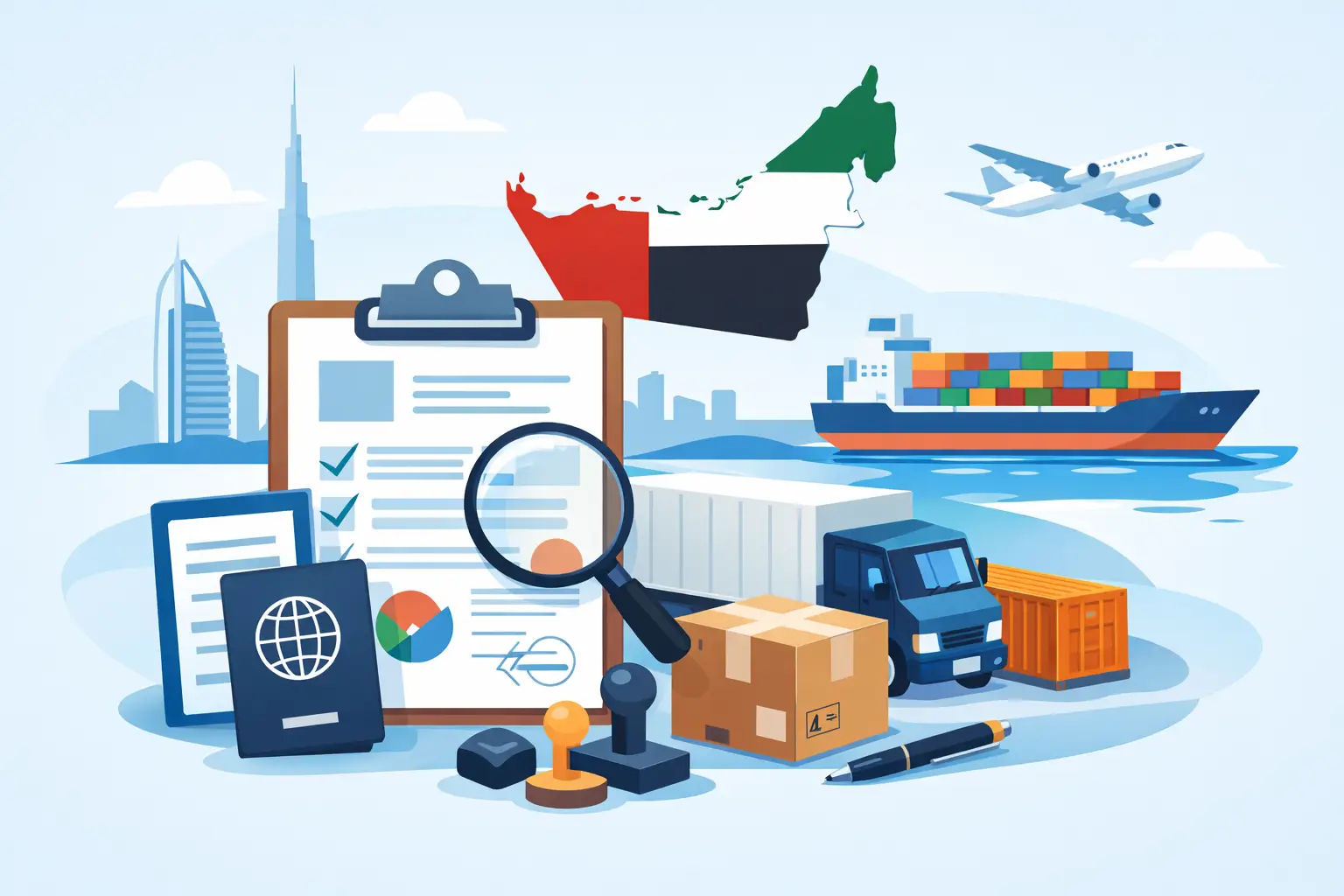 UAE Import Customs Documents for Business Cargo