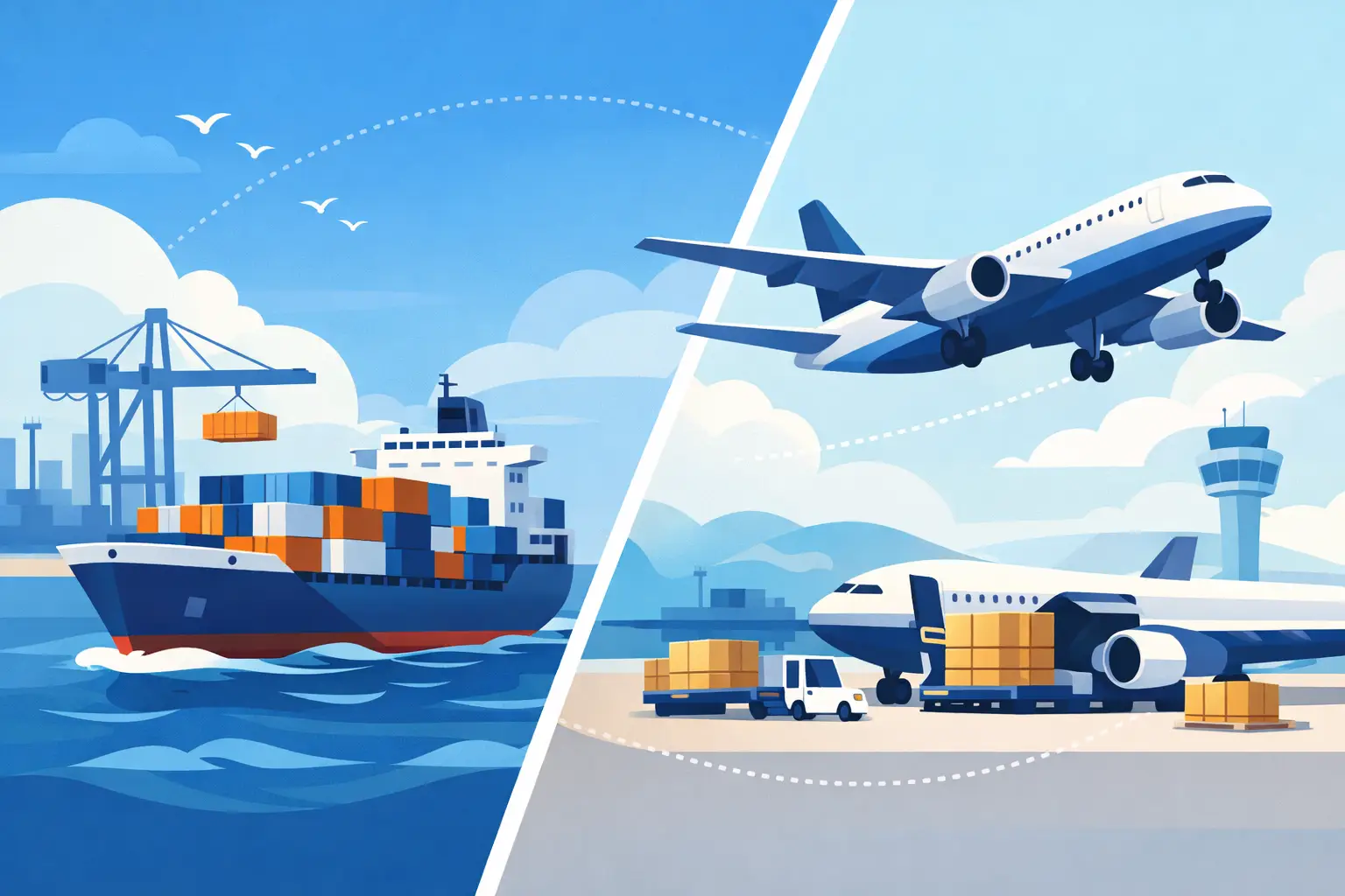Sea Freight Versus Airfreight: Which Fits?