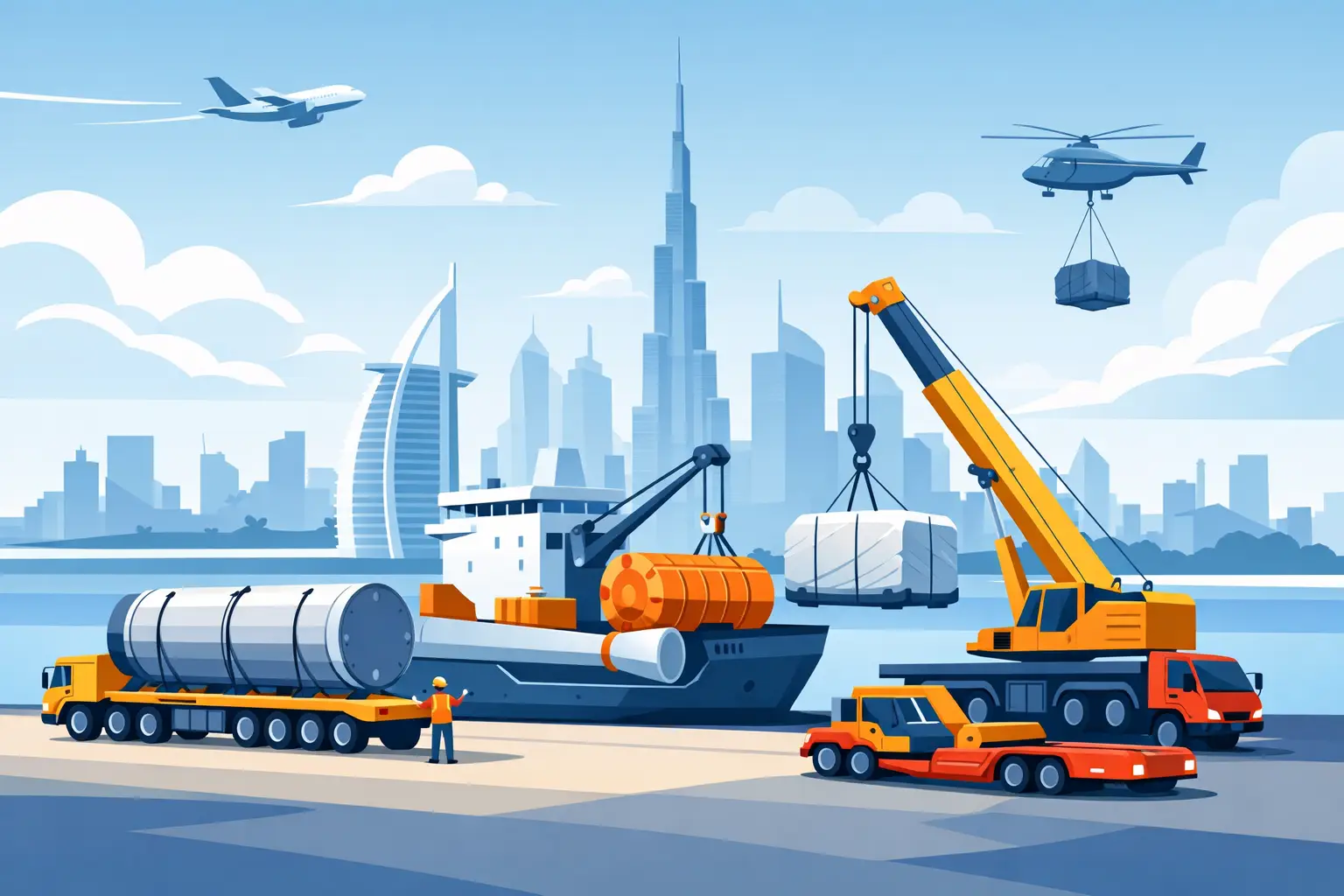 Project Cargo Transport Dubai for Complex Moves