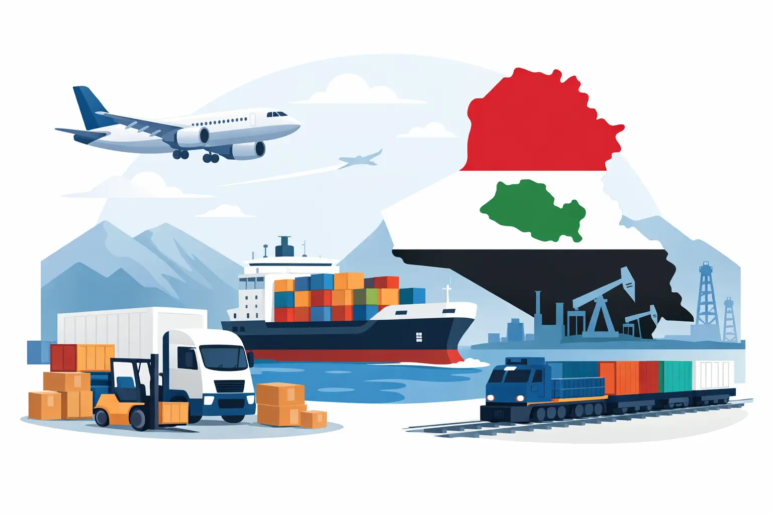 Iraq Cargo Methods for Commercial Shipments