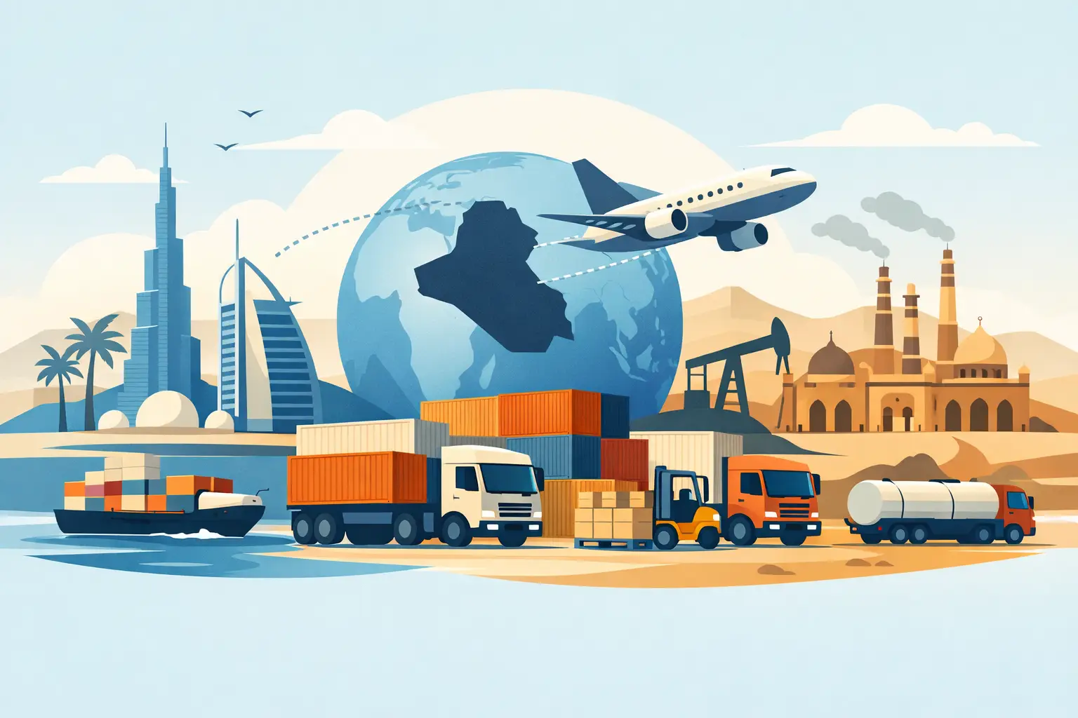 An Iraq Logistics Example for Dubai Exporters