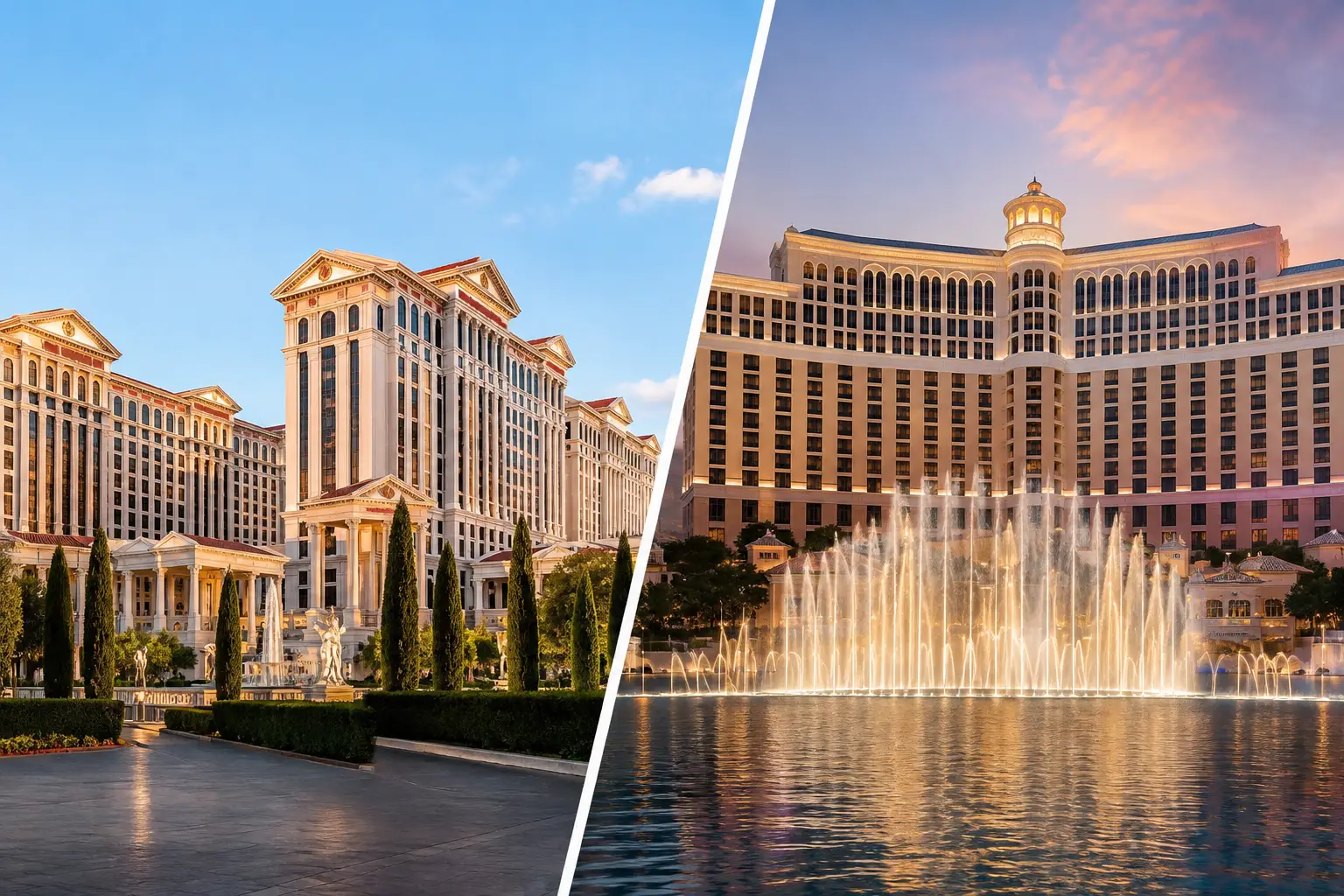 Caesars Palace versus Bellagio: Which Fits You?